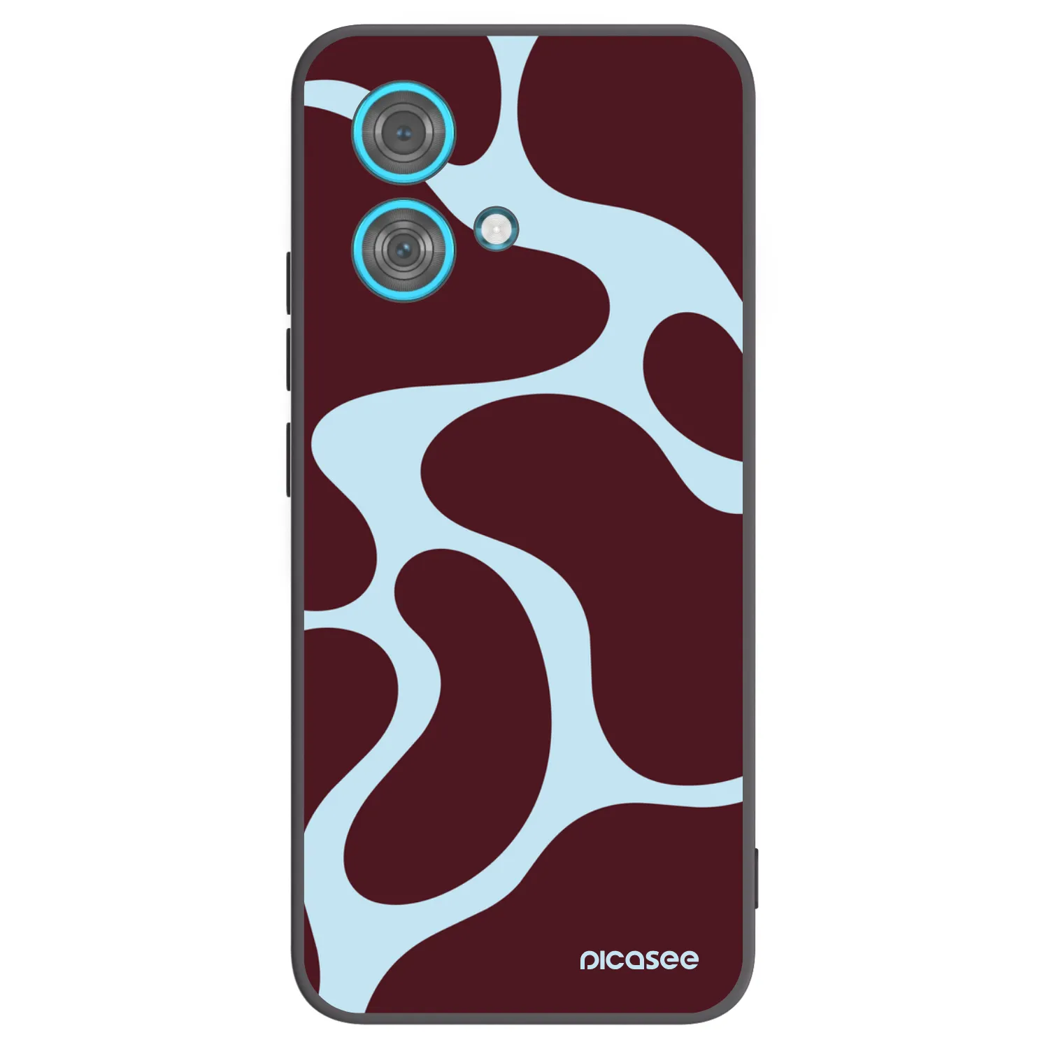 Picasee silikonowe czarne etui na Motorola Edge 40 Neo - Soft Detour