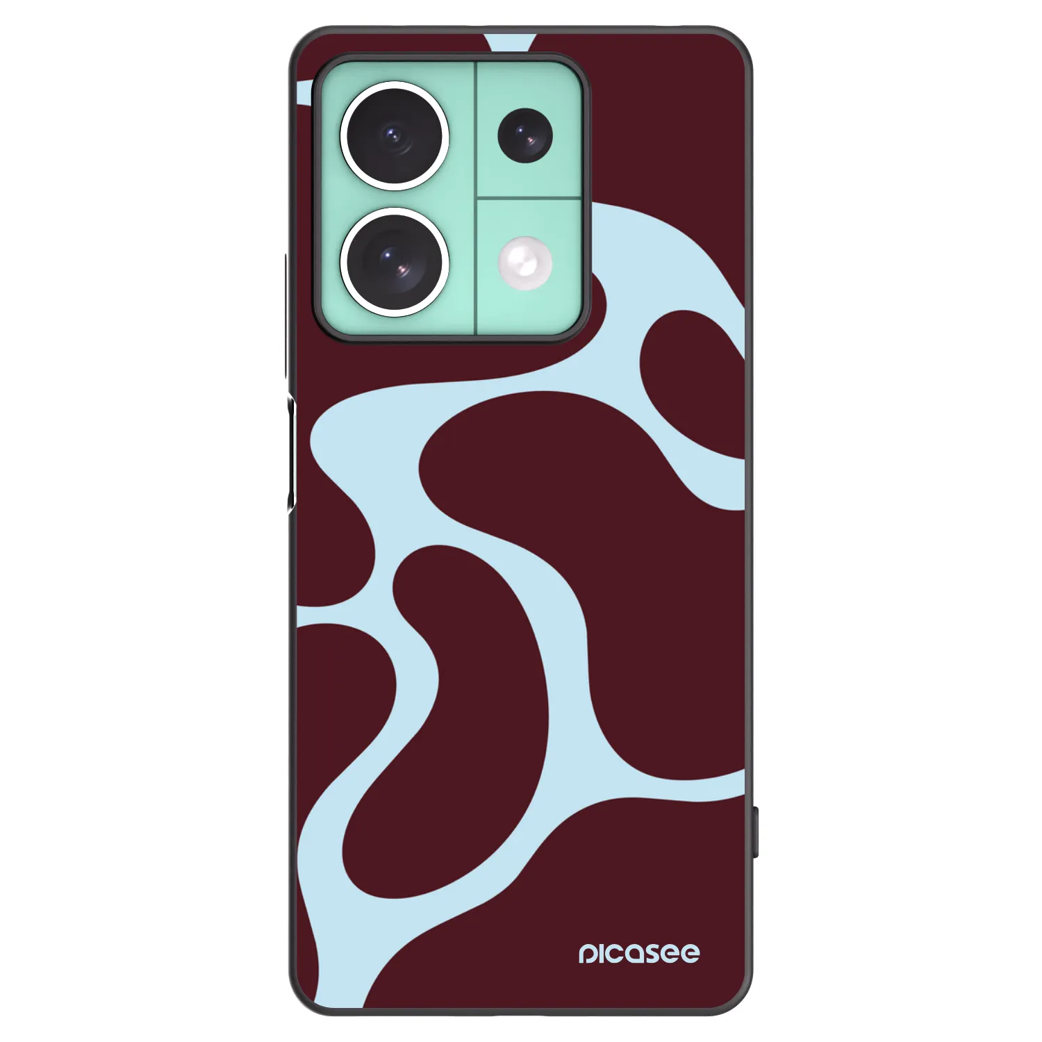 Picasee silikonowe czarne etui na Xiaomi Redmi Note 13 5G - Soft Detour