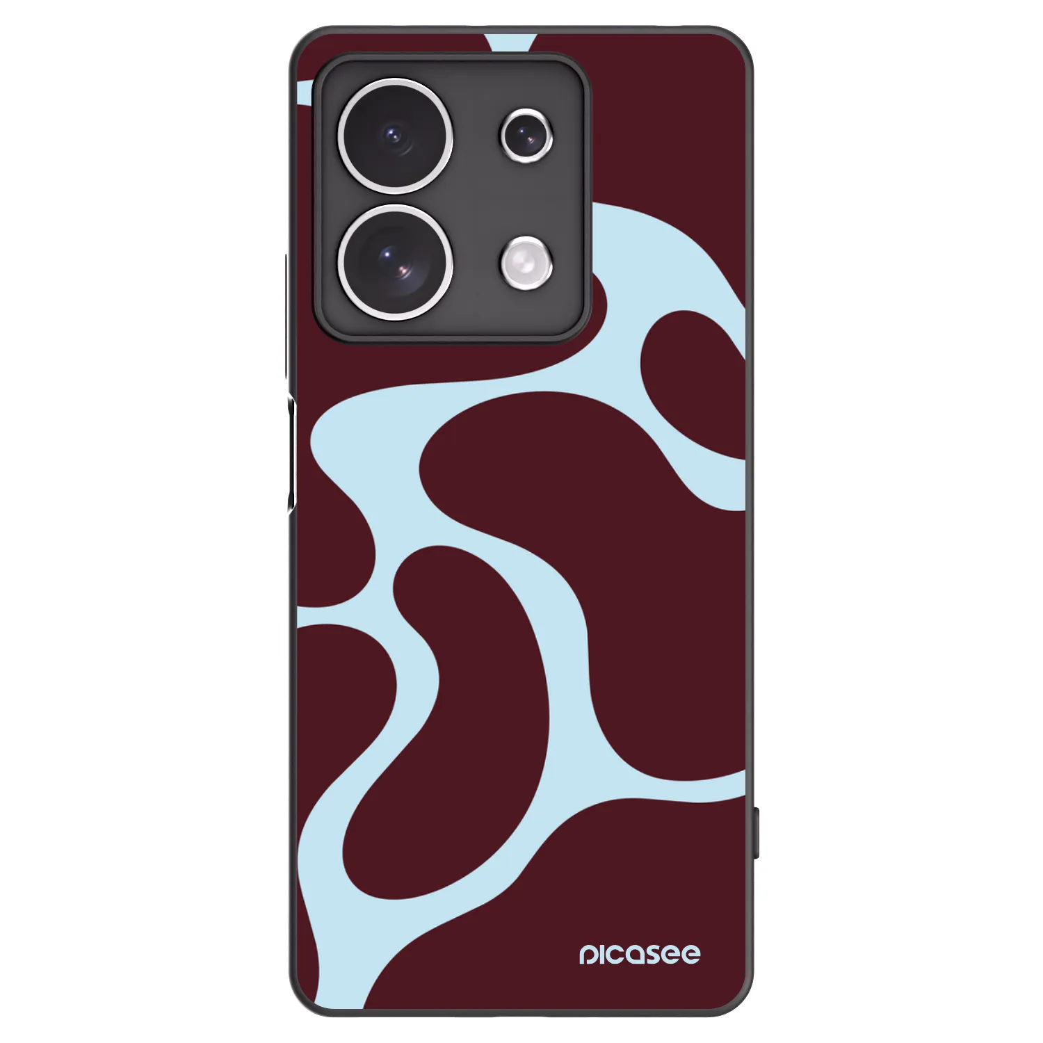Picasee silikonowe czarne etui na Xiaomi Redmi Note 13 4G - Soft Detour