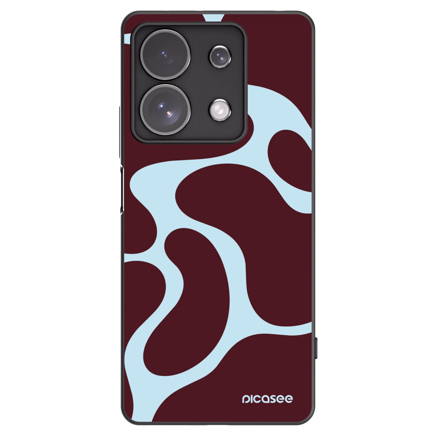 Picasee silikonowe czarne etui na Xiaomi Redmi Note 13 Pro 4G - Soft Detour