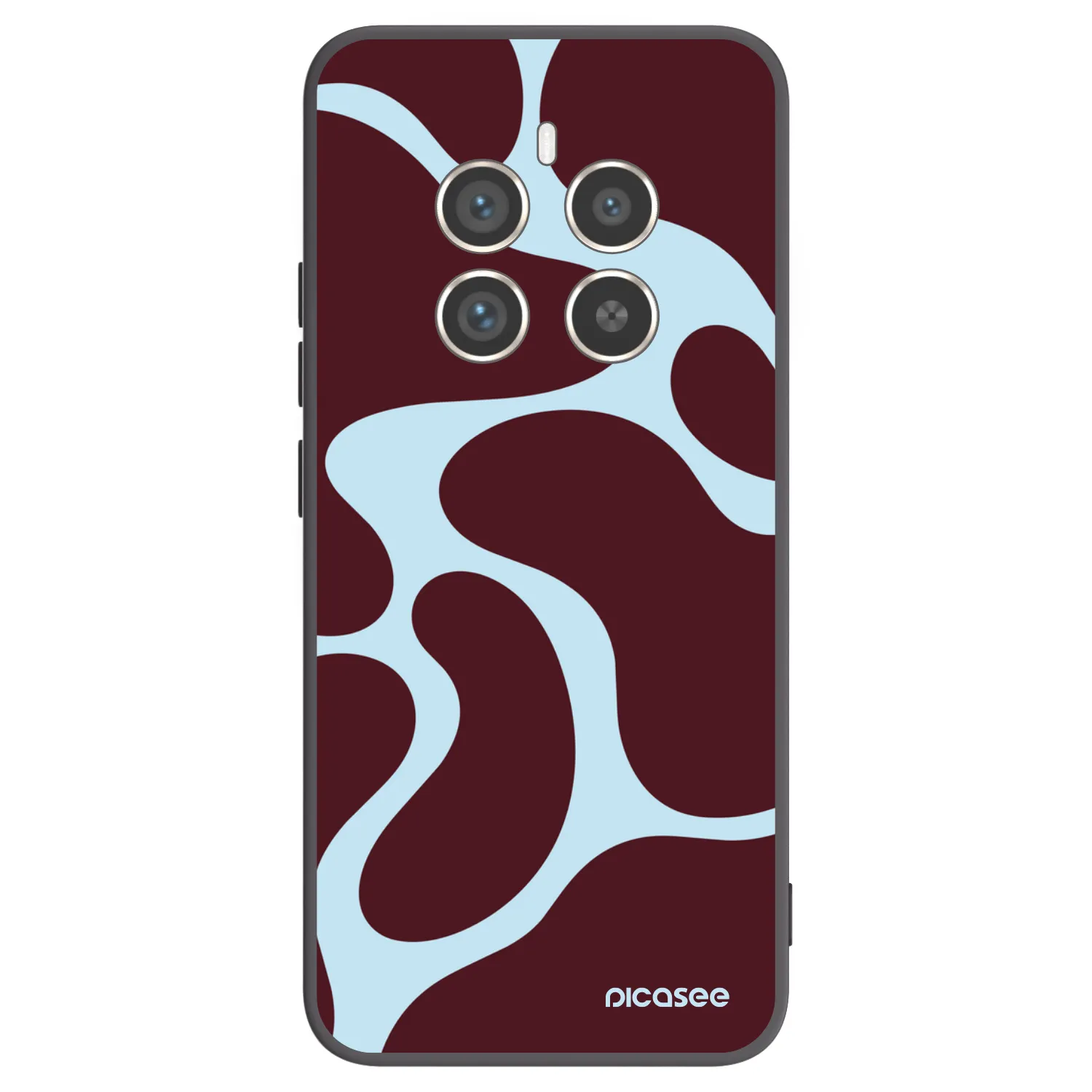 Picasee silikonowe czarne etui na Realme 12 Pro 5G - Soft Detour