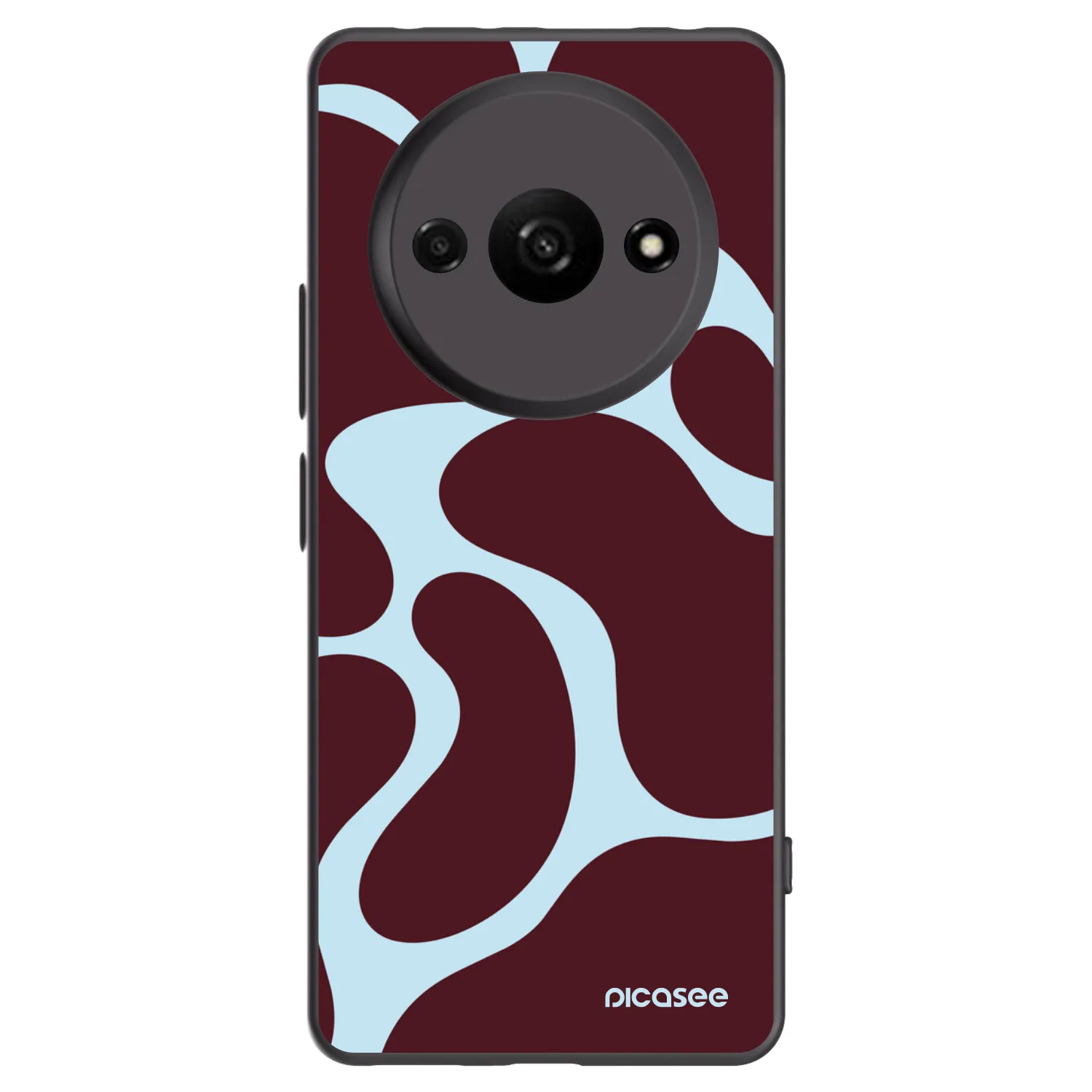 Picasee silikonowe czarne etui na Xiaomi Redmi A3 - Soft Detour