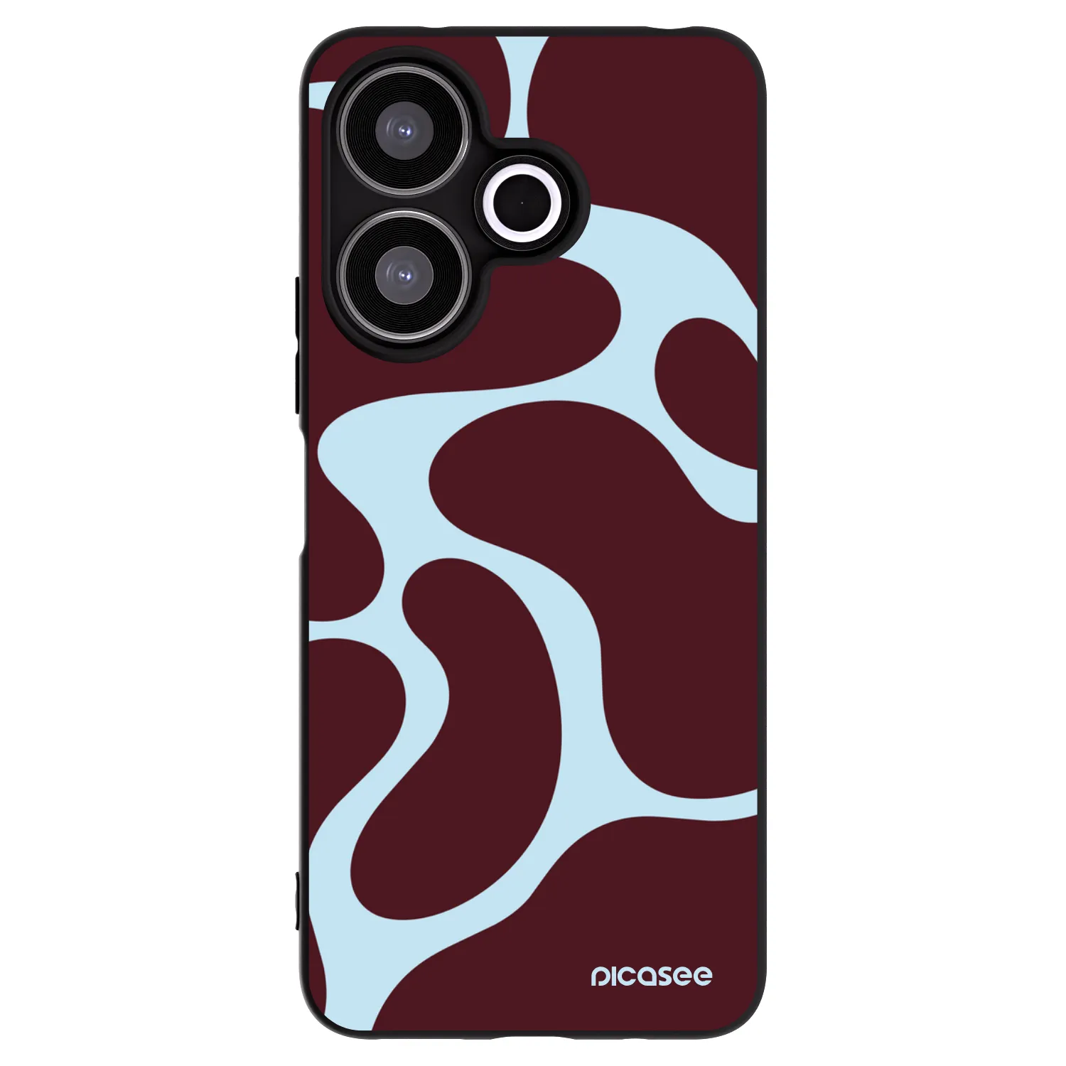Picasee silikonowe czarne etui na Xiaomi Redmi 13 4G - Soft Detour