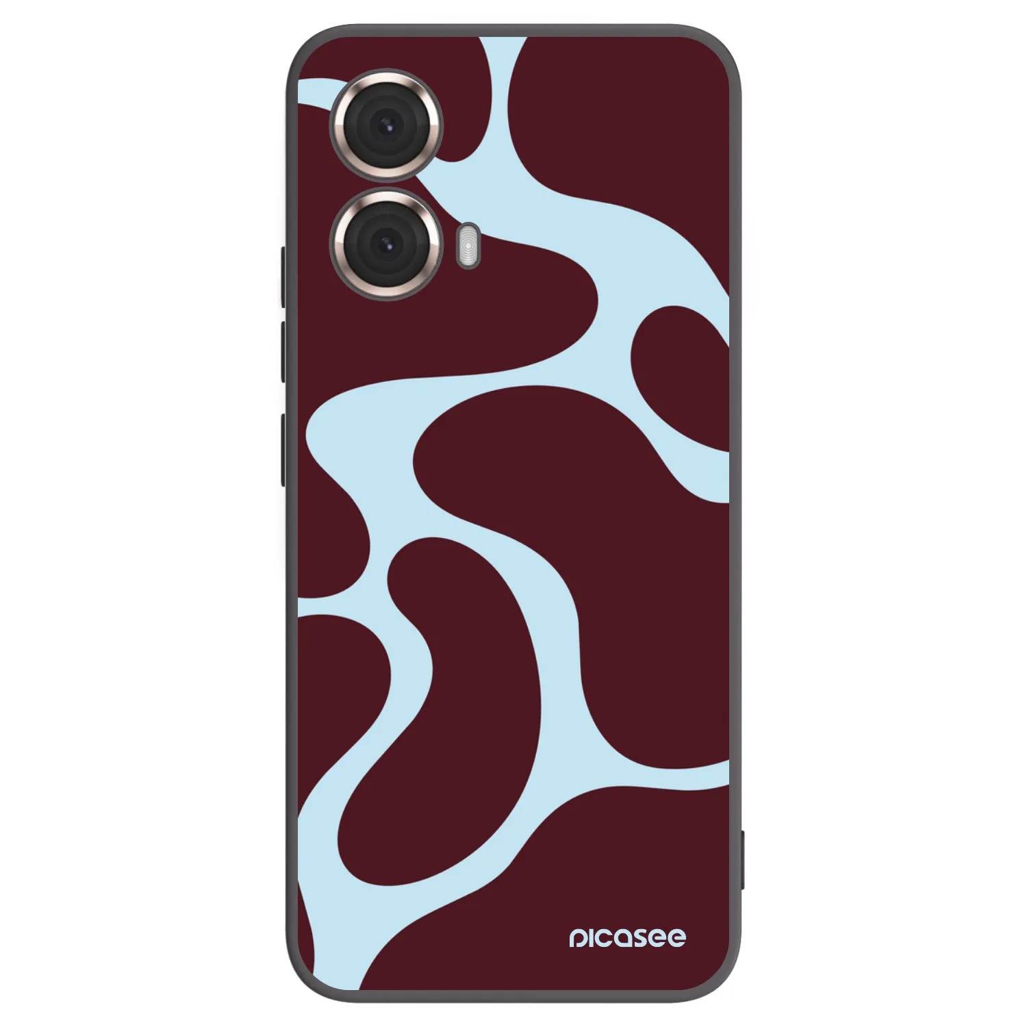 Picasee silikonowe czarne etui na Motorola Moto G85 - Soft Detour