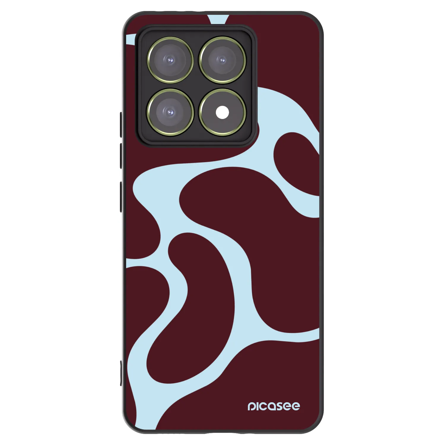 Picasee silikonowe czarne etui na Xiaomi 14T - Soft Detour