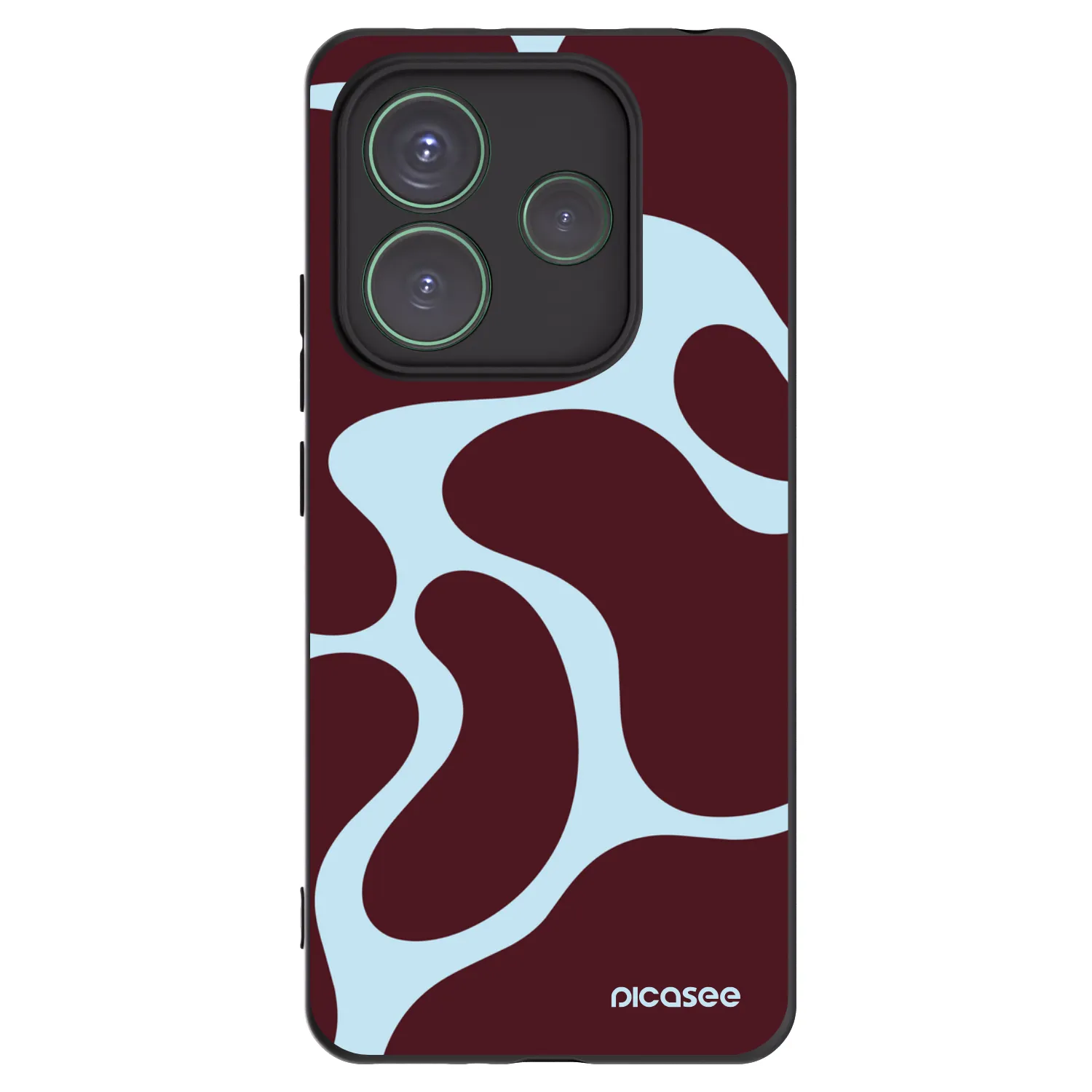 Picasee silikonowe czarne etui na Xiaomi Redmi Note 14 5G - Soft Detour
