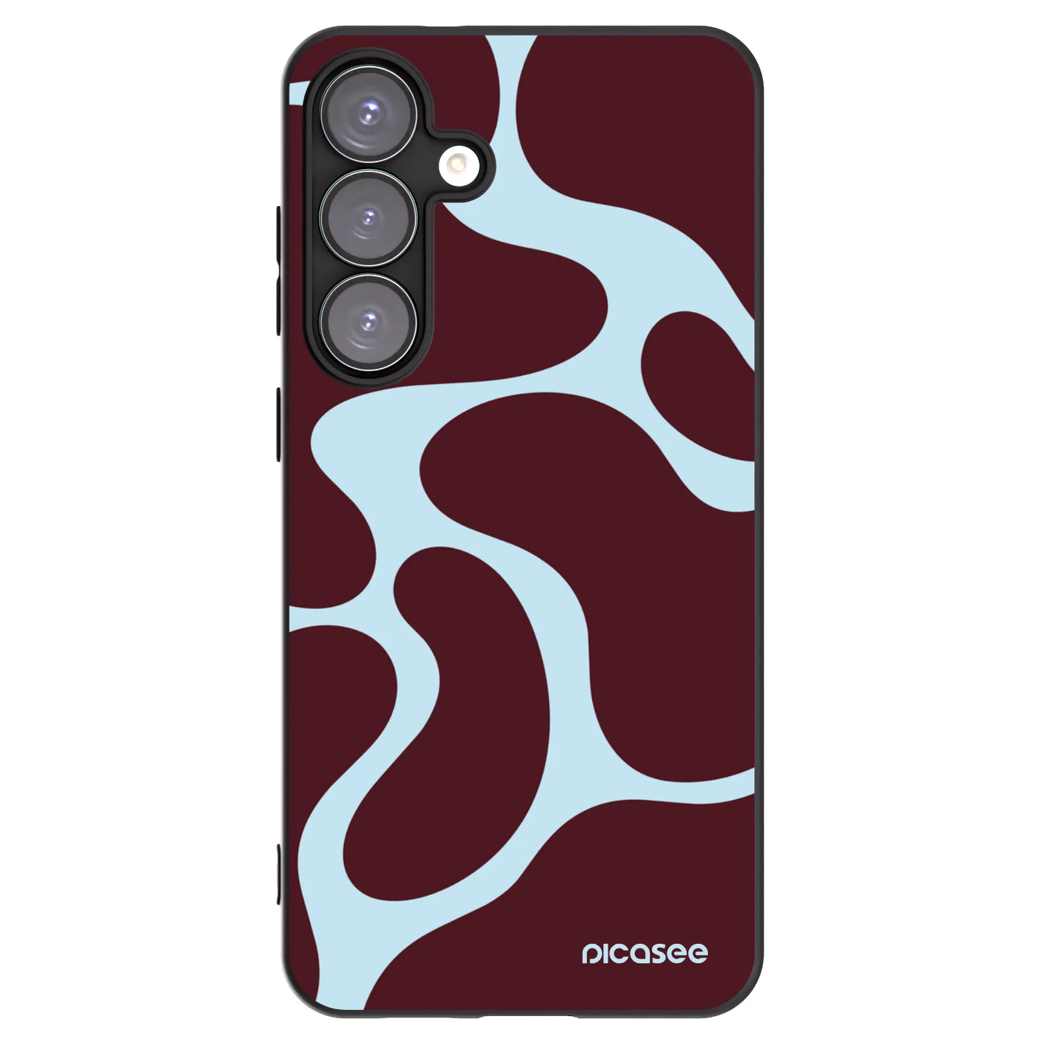 Picasee silikonowe czarne etui na Samsung Galaxy S25+ 5G - Soft Detour