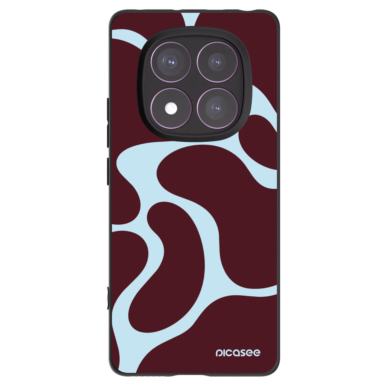 Picasee silikonowe czarne etui na Xiaomi Redmi Note 14 Pro 4G - Soft Detour
