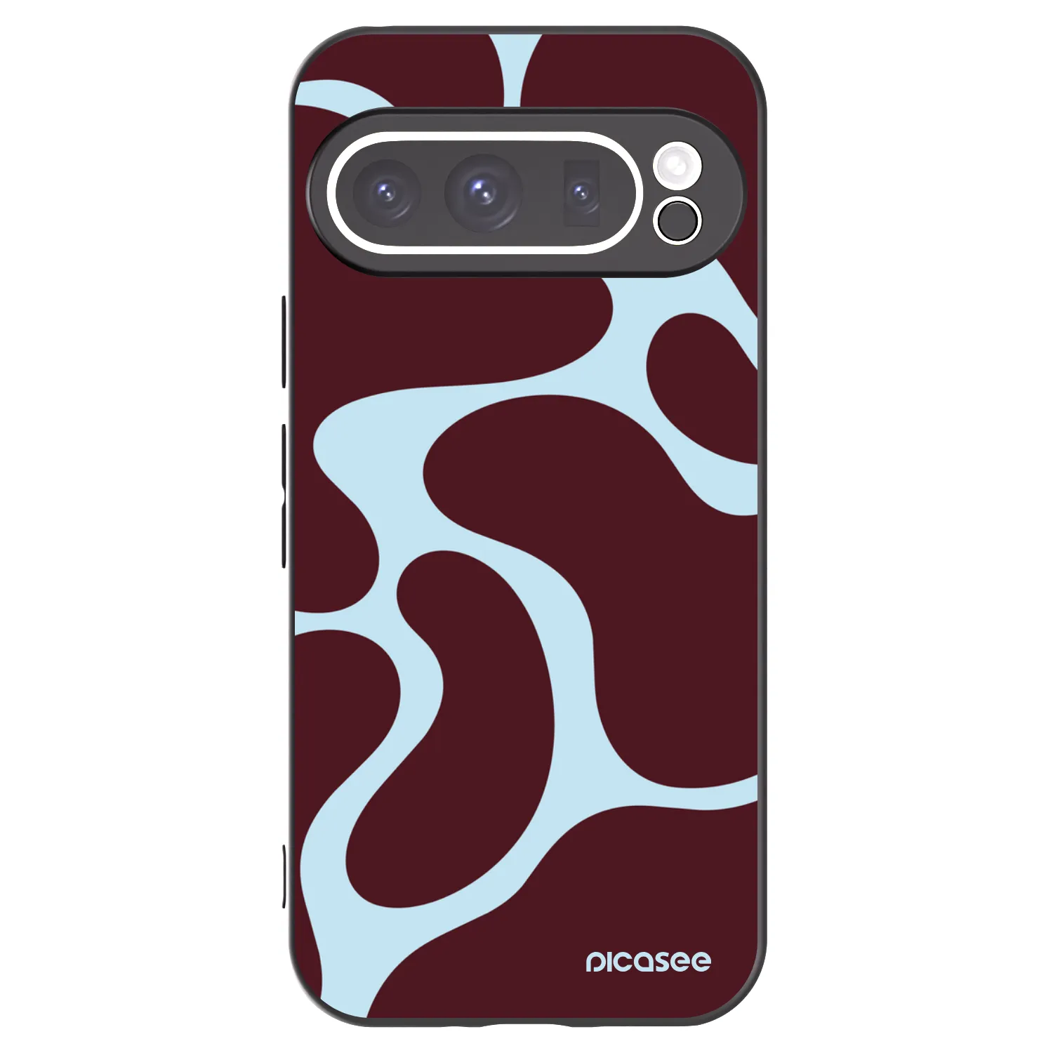 Picasee silikonowe czarne etui na Google Pixel 9 Pro - Soft Detour