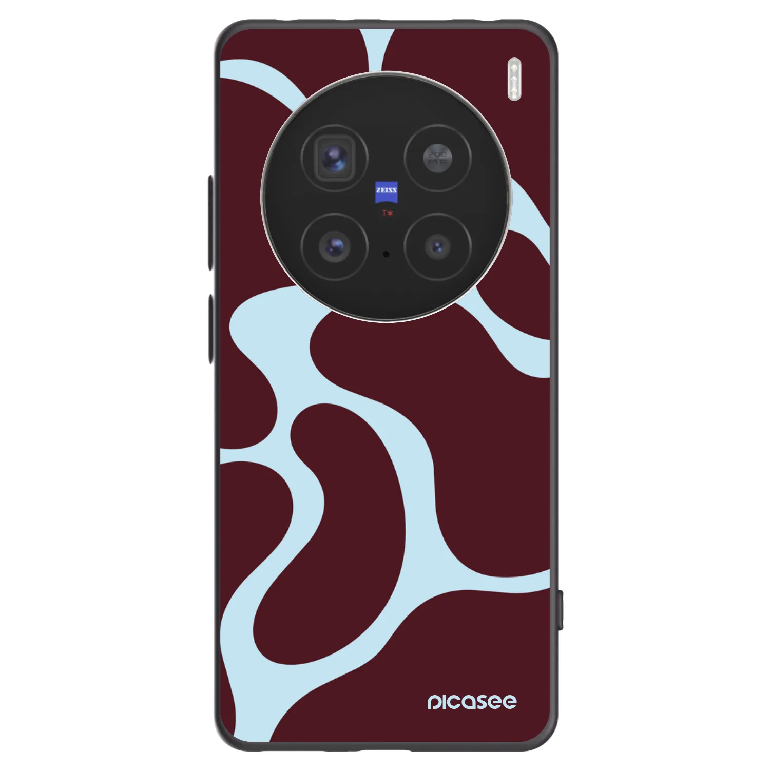 Picasee silikonowe czarne etui na Vivo X200 Pro - Soft Detour