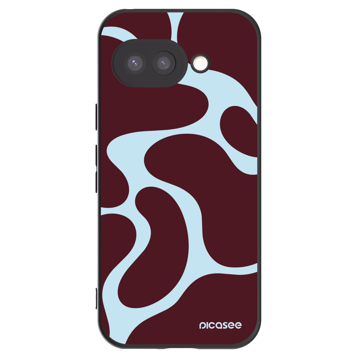 Picasee silikonowe czarne etui na Google Pixel 9a - Soft Detour