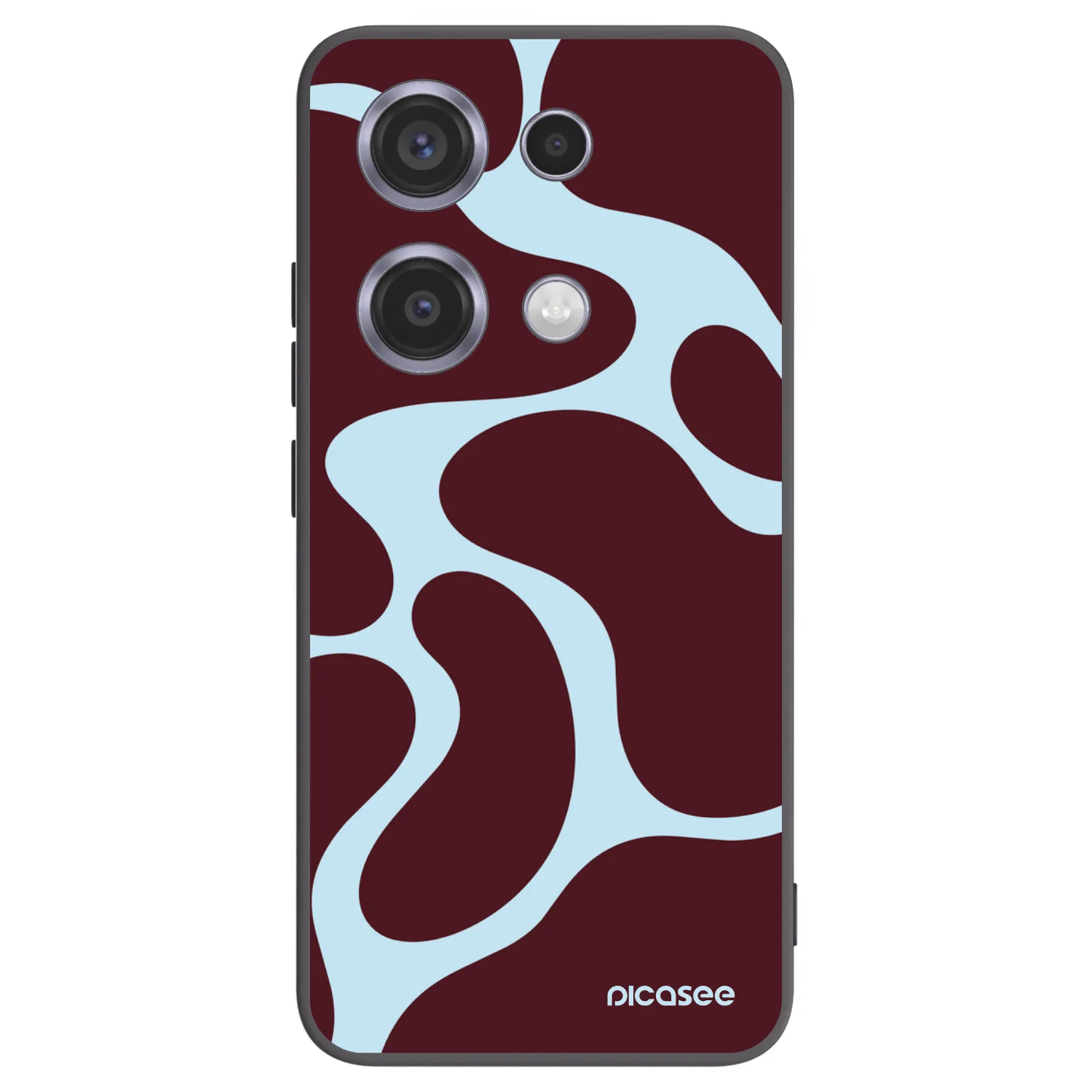 Picasee silikonowe czarne etui na Xiaomi Redmi Note 14S - Soft Detour
