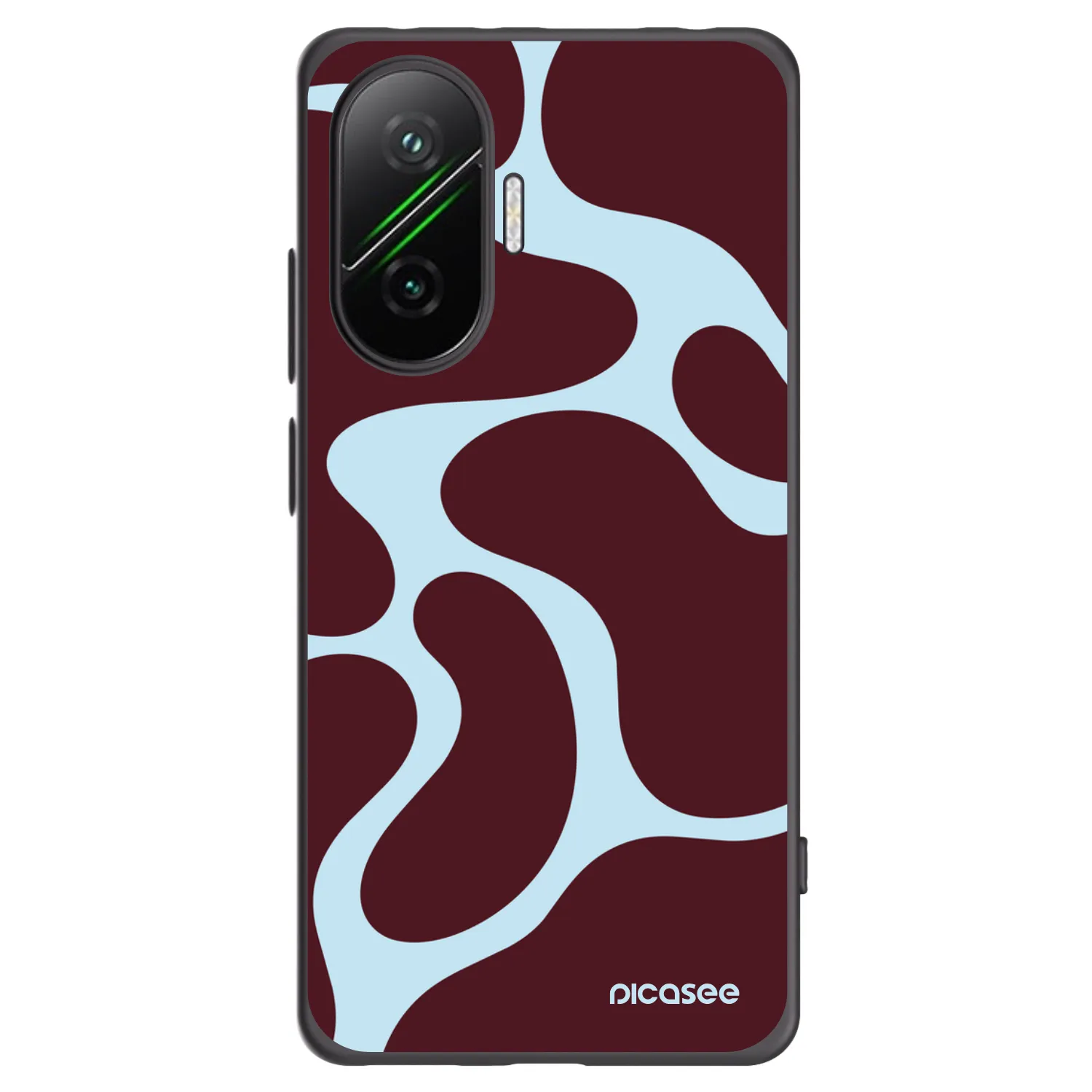 Picasee silikonowe czarne etui na Xiaomi Poco F7 5G - Soft Detour