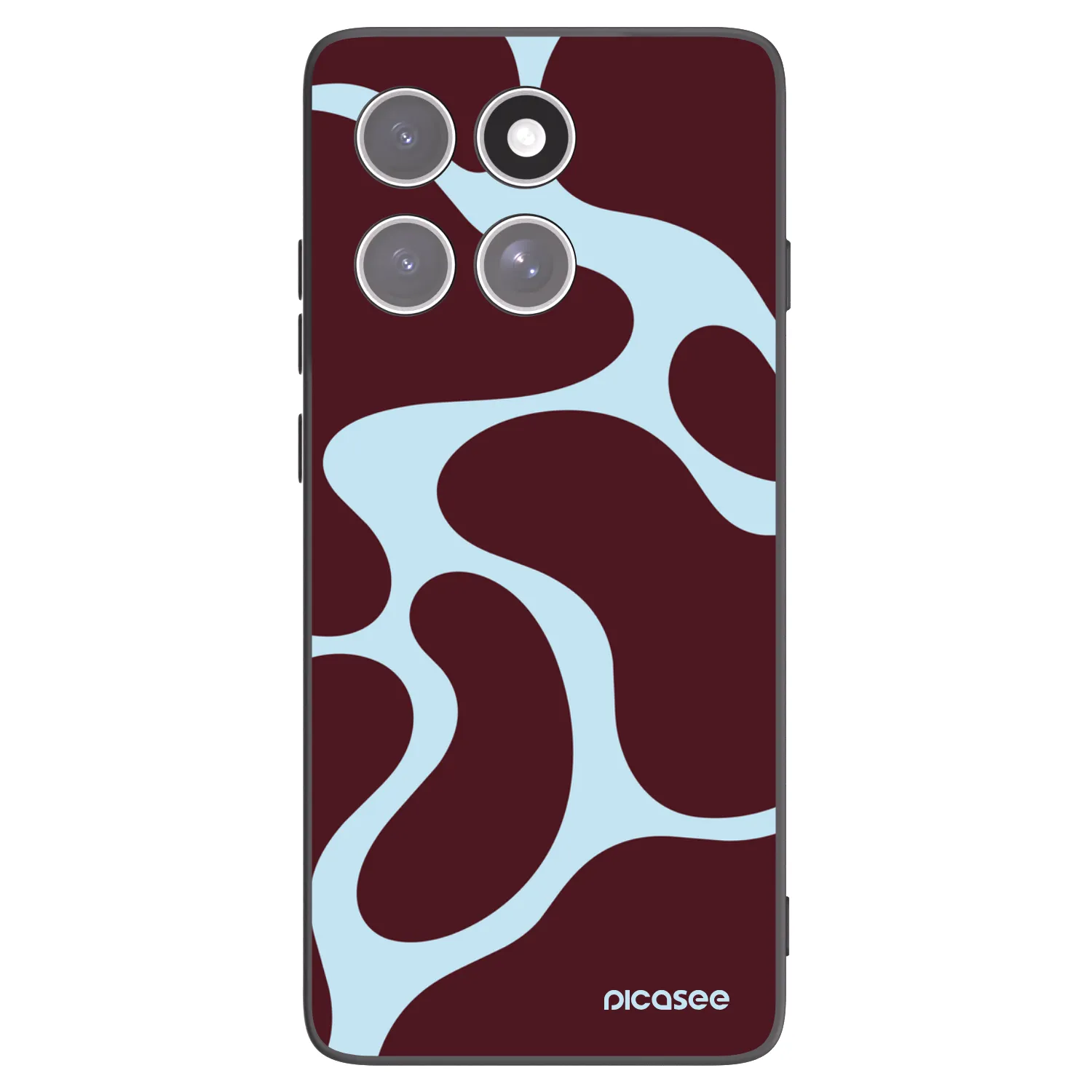 Picasee silikonowe czarne etui na Motorola Edge 60 Pro - Soft Detour
