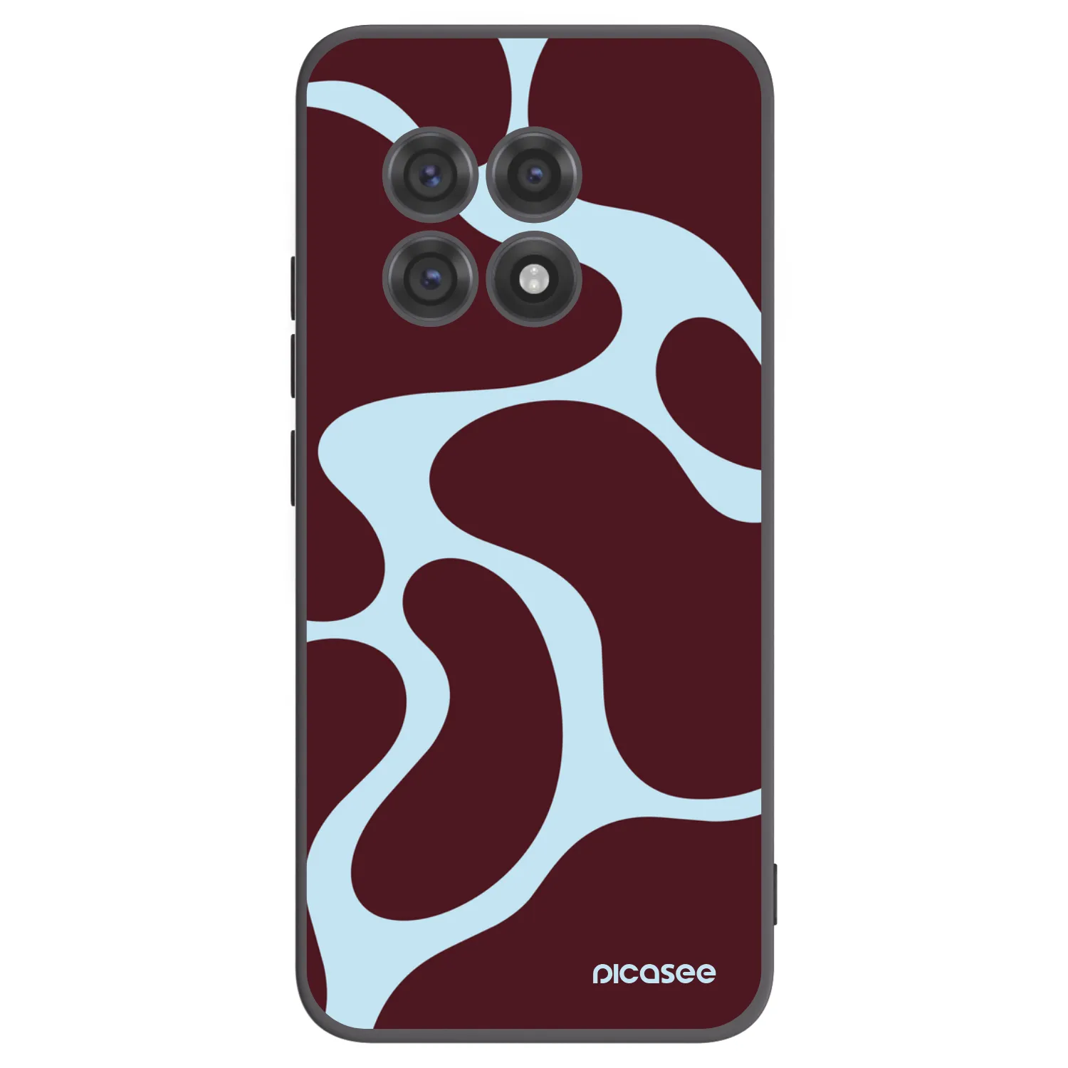 Picasee silikonowe czarne etui na OnePlus 13R 5G - Soft Detour
