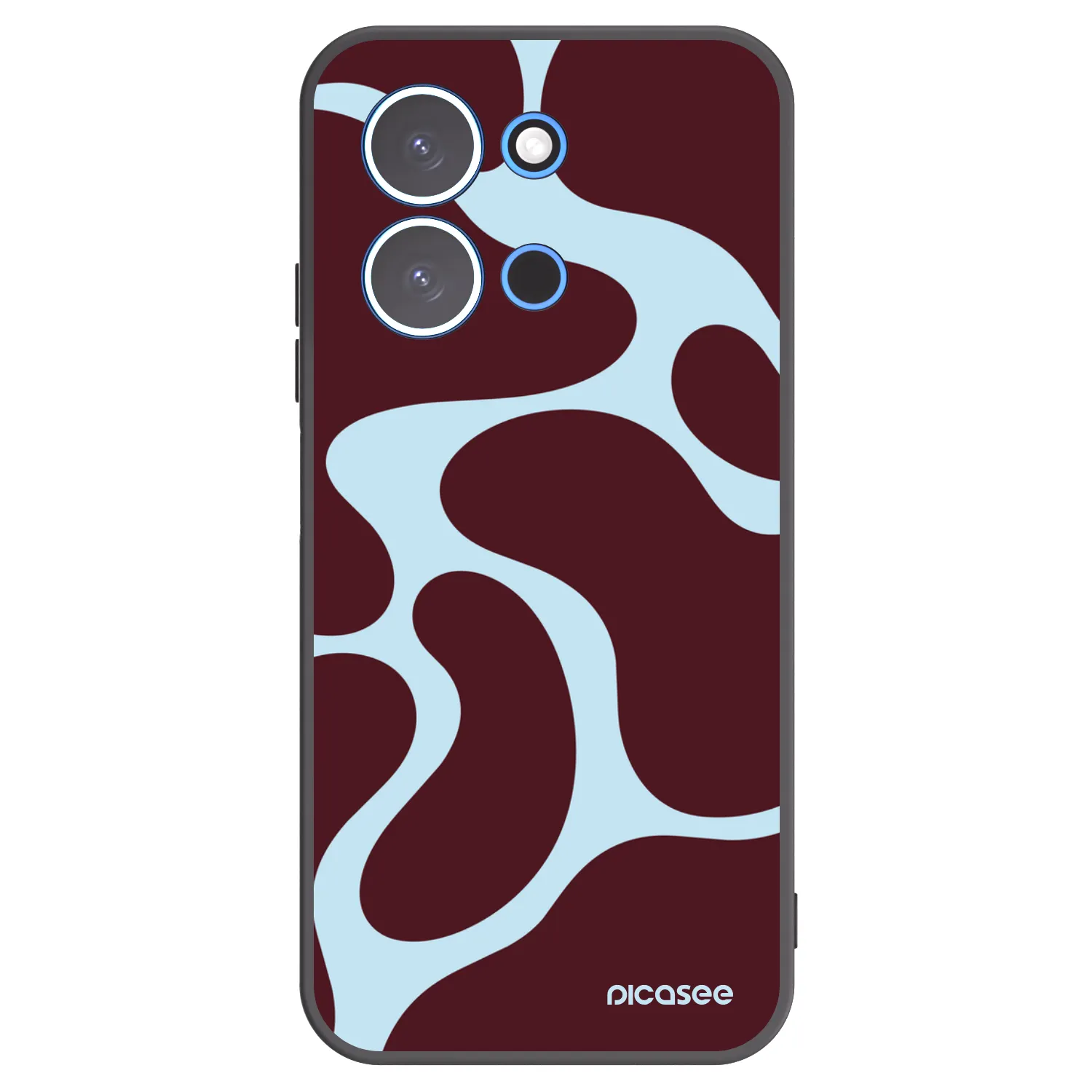 Picasee silikonowe czarne etui na Xiaomi Redmi 15C 4G - Soft Detour