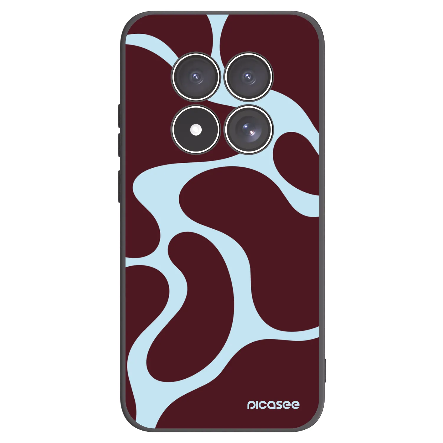 Picasee silikonowe czarne etui na Xiaomi Redmi Note 15 Pro 4G - Soft Detour