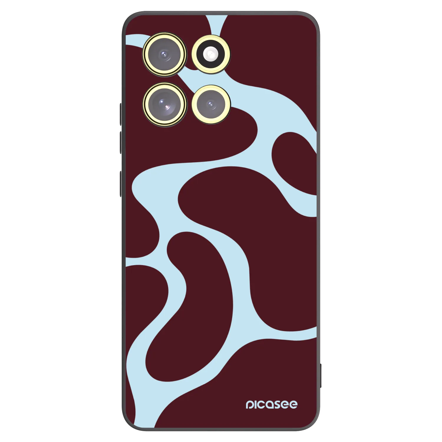 Picasee silikonowe czarne etui na Motorola Moto G86 Power 5G - Soft Detour
