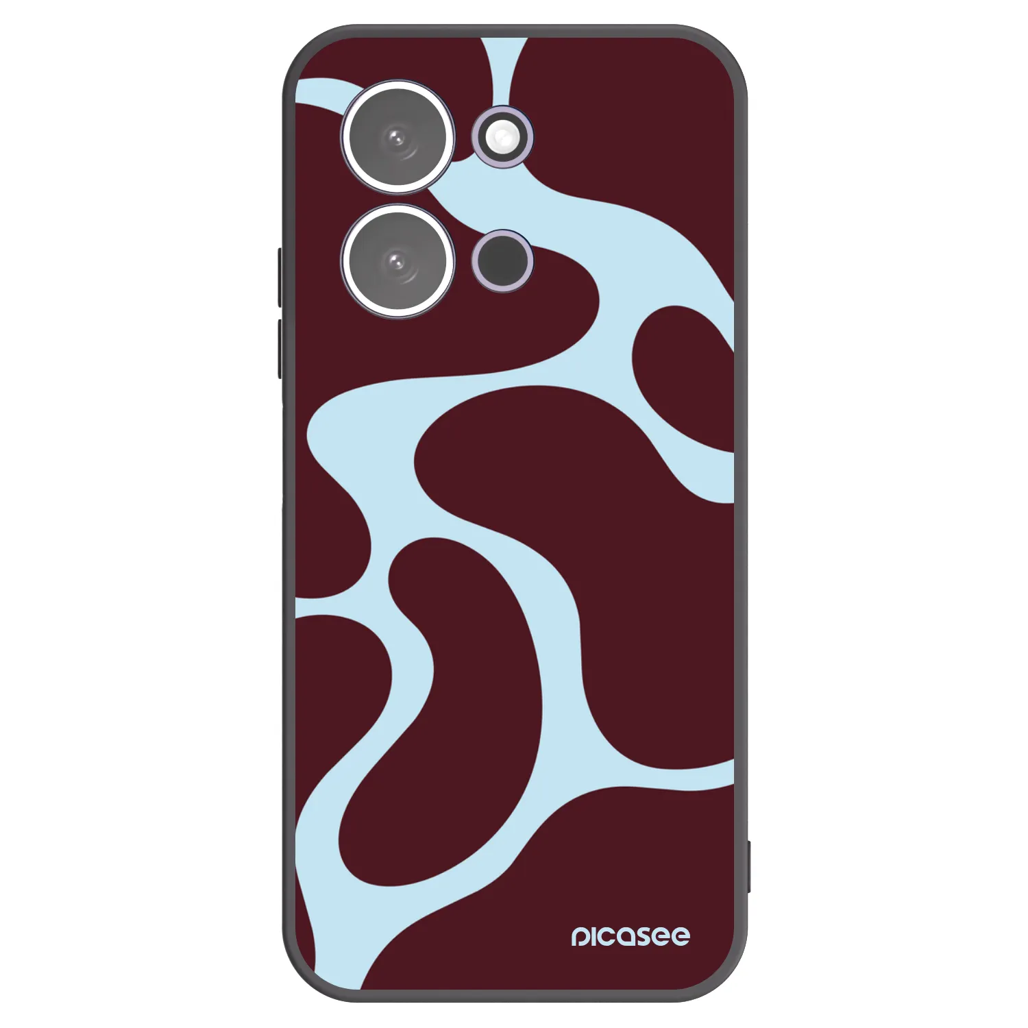 Picasee silikonowe czarne etui na Xiaomi Redmi 15C 5G - Soft Detour