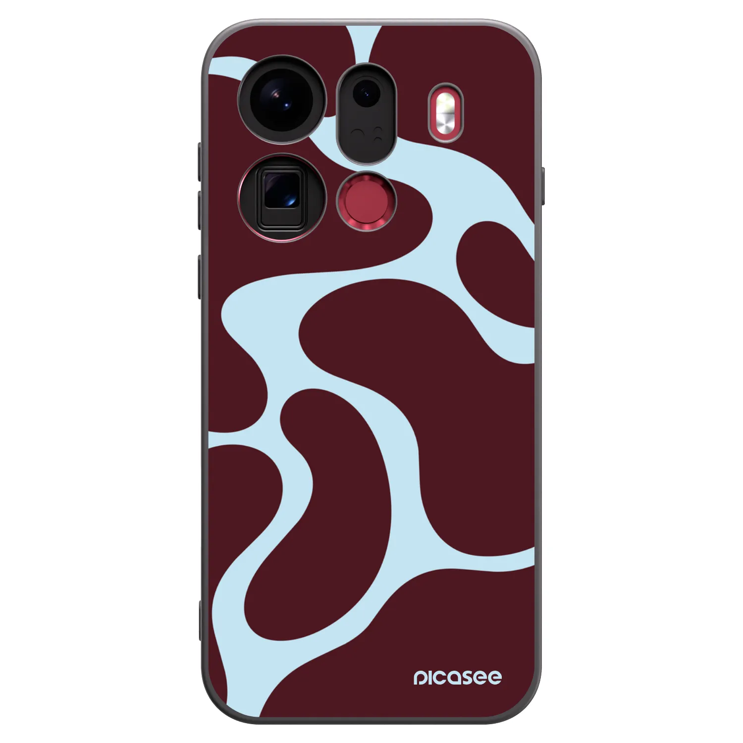 Picasee silikonowe czarne etui na OPPO Find X9 Pro - Soft Detour