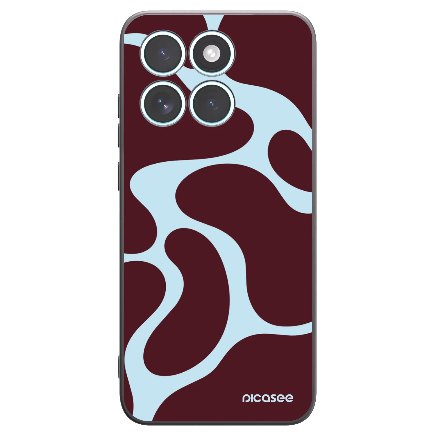 Picasee silikonowe czarne etui na Motorola Edge 70 Fusion - Soft Detour