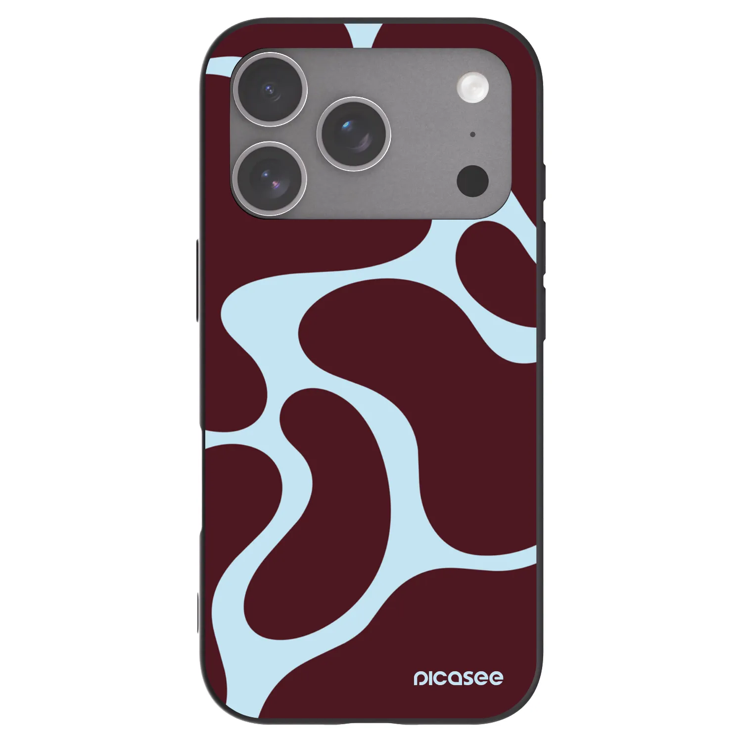 Picasee silikonowe czarne etui na Apple iPhone 18 Pro - Soft Detour