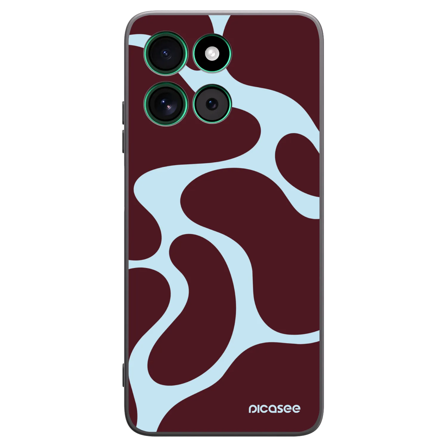 Picasee silikonowe czarne etui na Motorola Moto G57 Power - Soft Detour