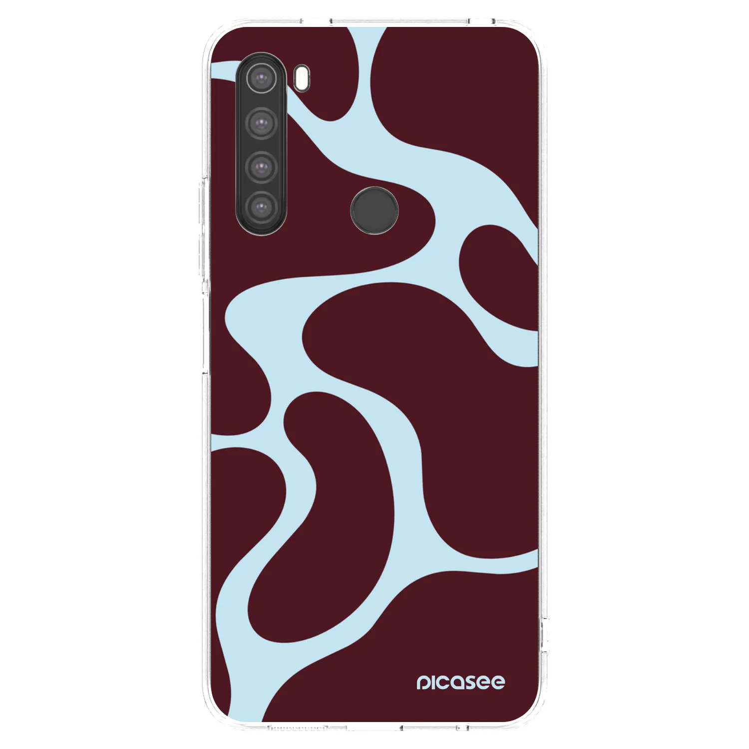 Picasee silikonowe przeźroczyste etui na Xiaomi Redmi Note 8 - Soft Detour