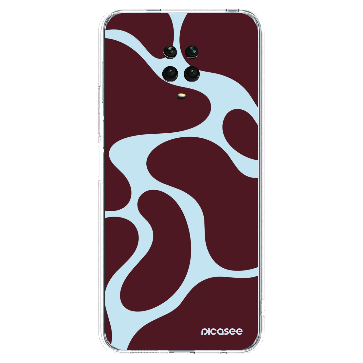 Picasee silikonowe przeźroczyste etui na Xiaomi Redmi Note 9 Pro - Soft Detour