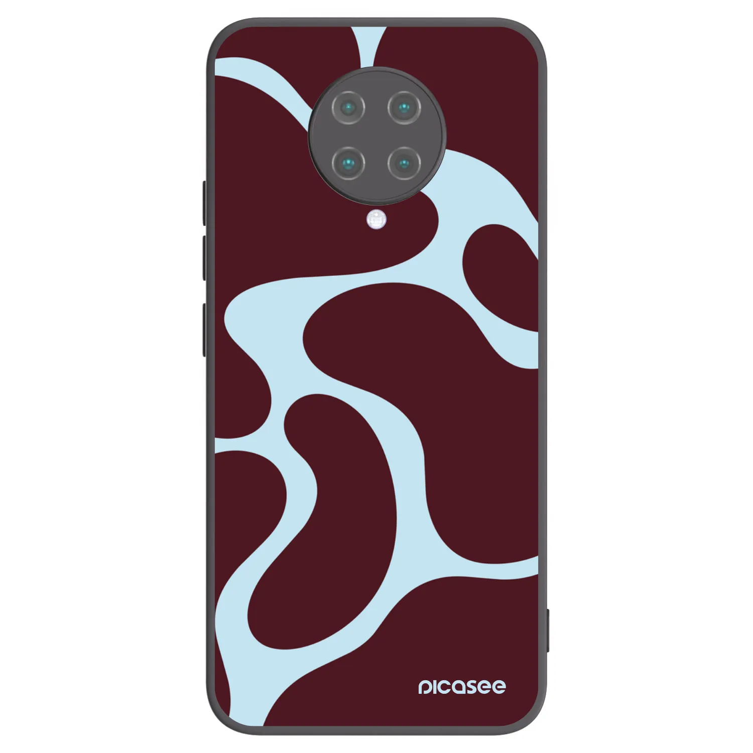 Picasee silikonowe czarne etui na Xiaomi Poco F2 Pro - Soft Detour