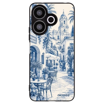 Picasee silikonowe czarne etui na Xiaomi Redmi 13 4G - Calle Azul