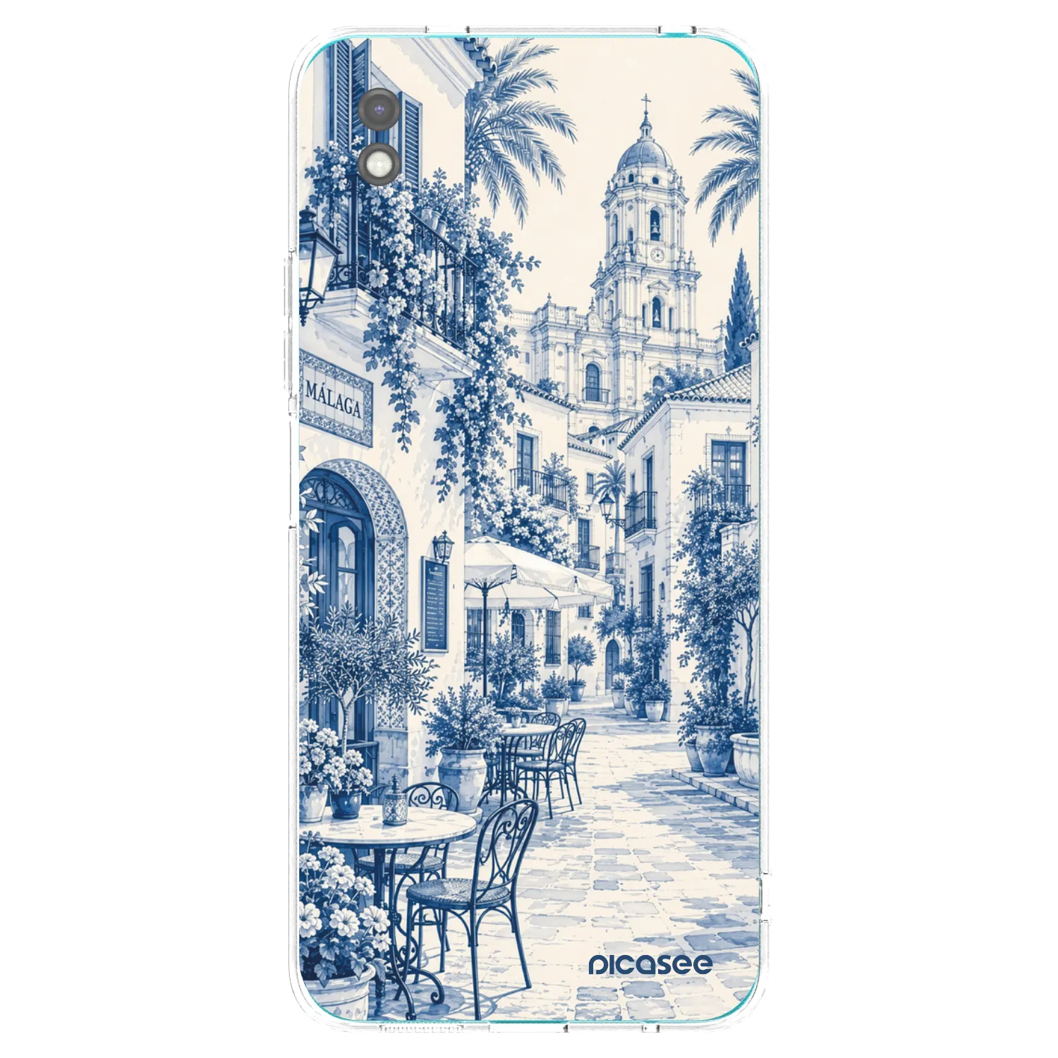 Picasee silikonowe czarne etui na Xiaomi Redmi 9A - Calle Azul