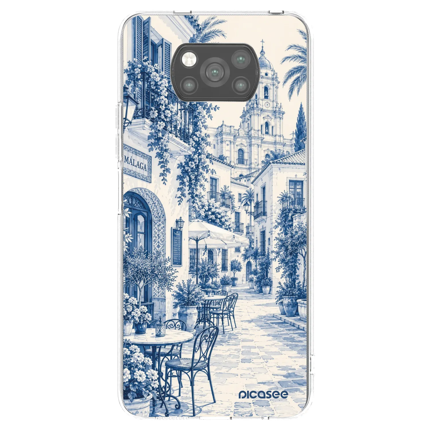 Picasee silikonowe czarne etui na Xiaomi Poco X3 Pro - Calle Azul
