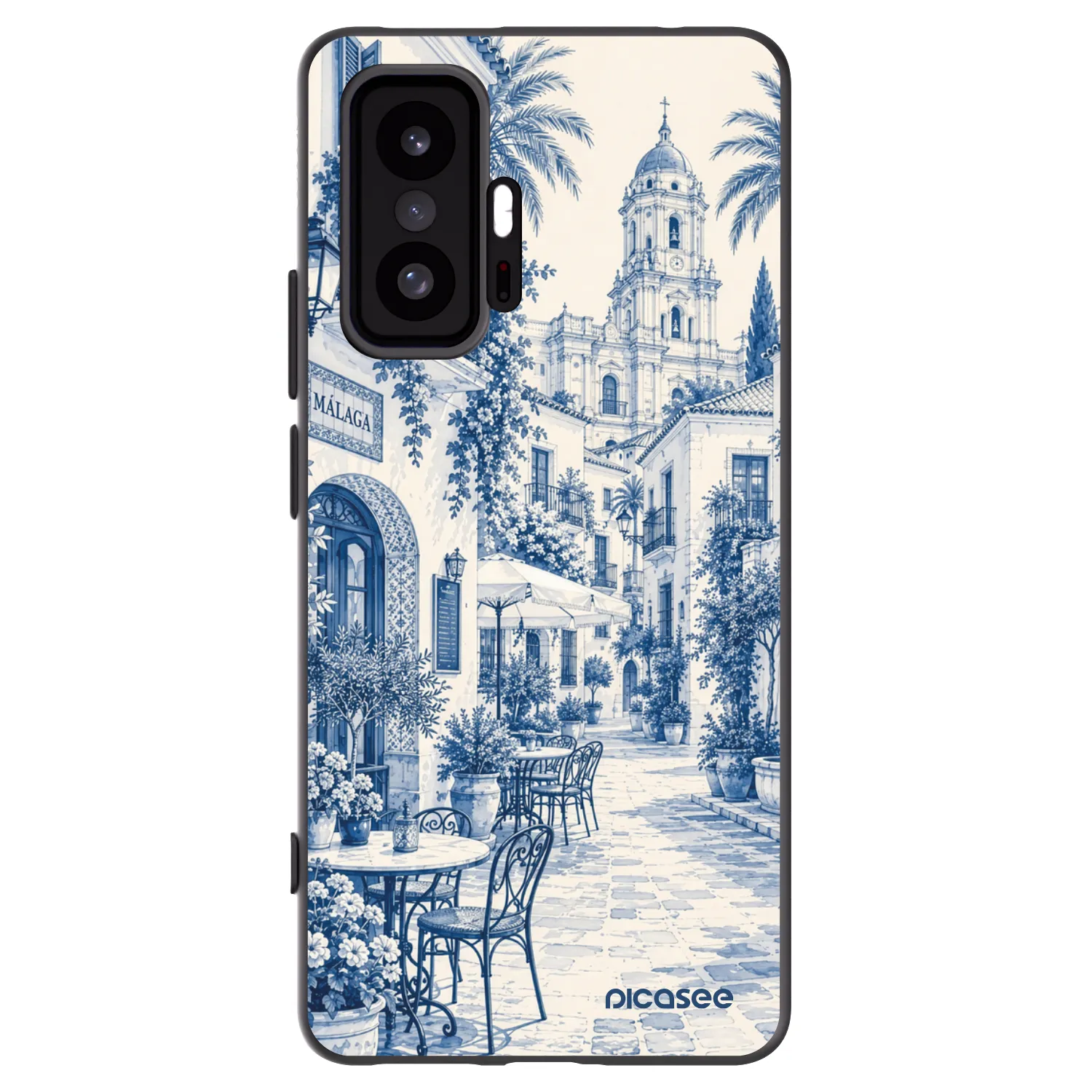 Picasee silikonowe czarne etui na Xiaomi 11T - Calle Azul