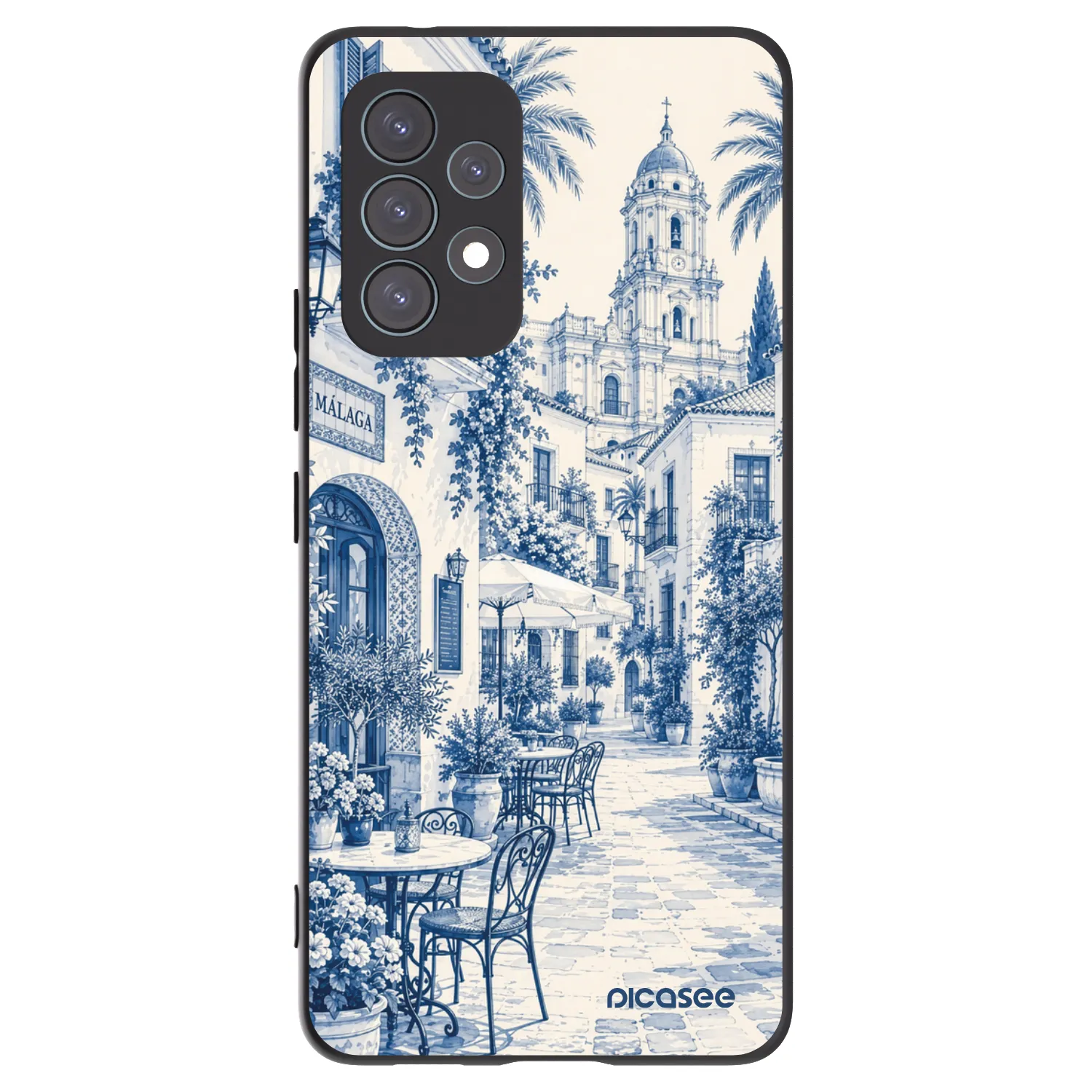Picasee silikonowe czarne etui na Samsung Galaxy A53 5G A536 - Calle Azul