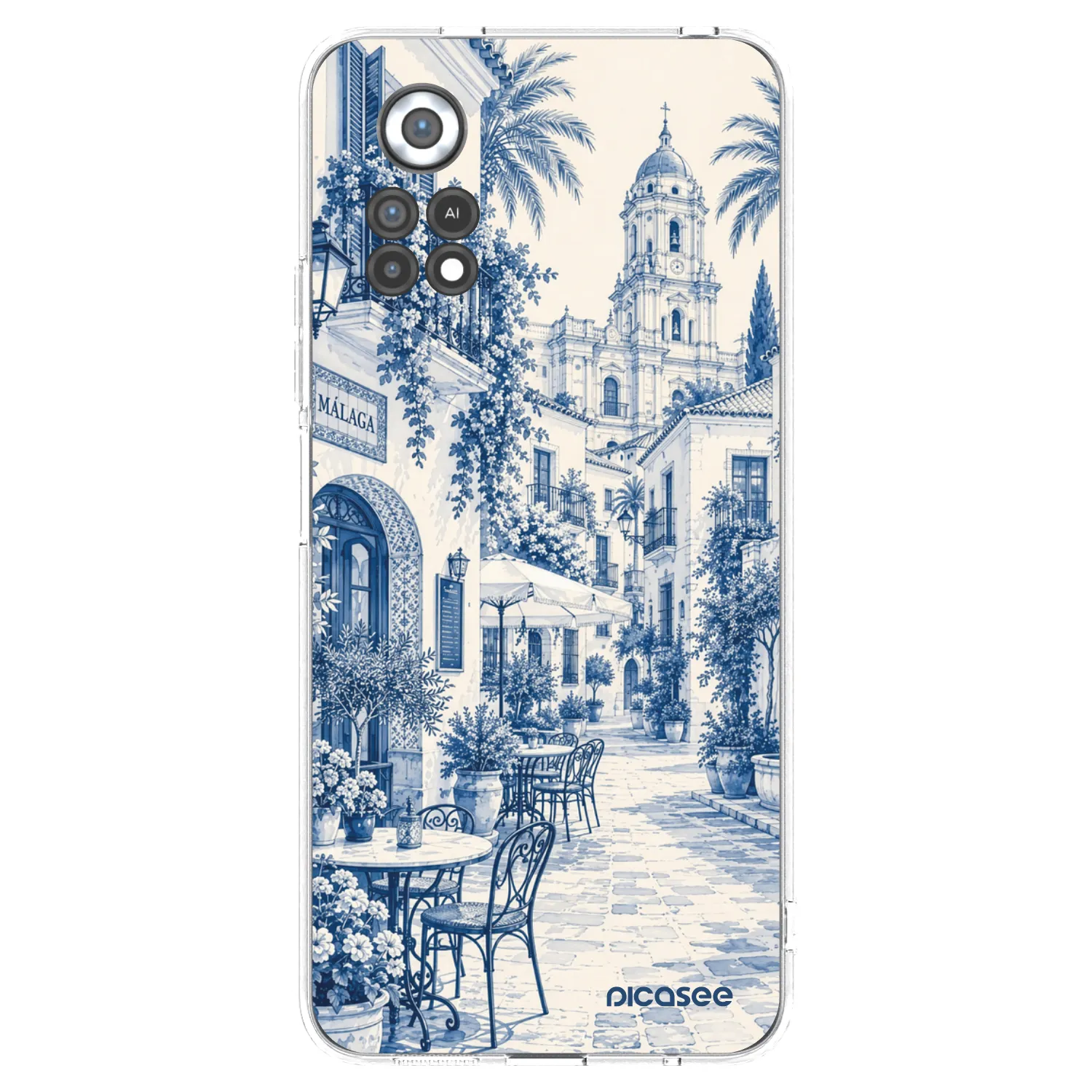 Picasee silikonowe przeźroczyste etui na Xiaomi Poco X4 Pro 5G - Calle Azul