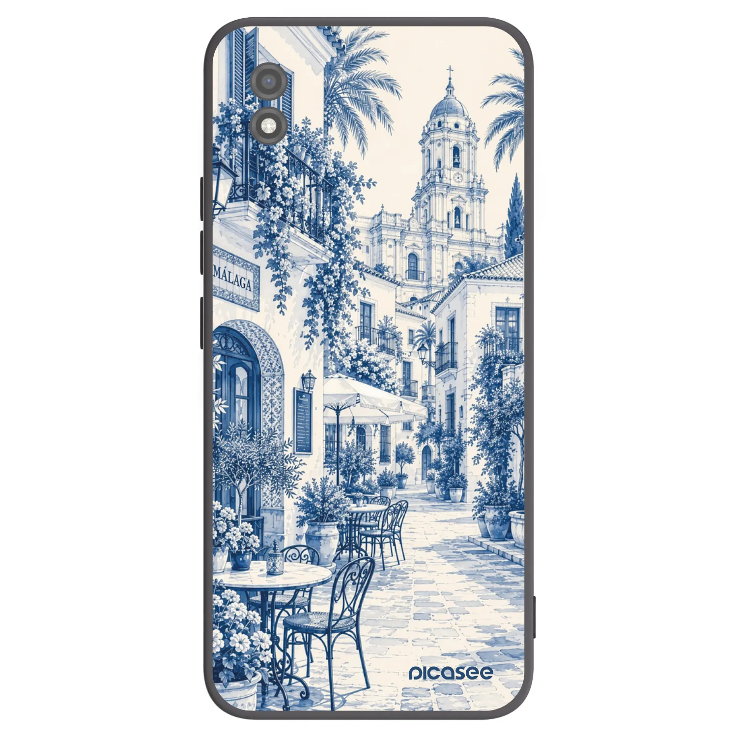 Picasee silikonowe czarne etui na Realme C11 (2021) - Calle Azul