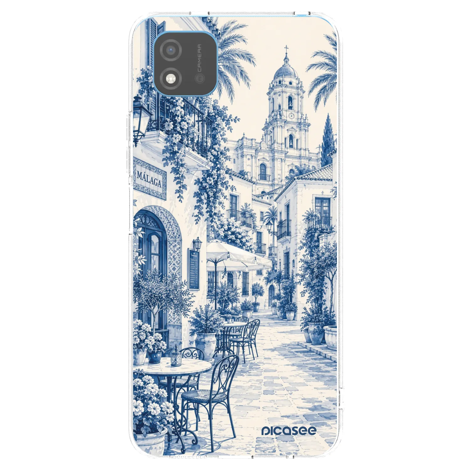 Picasee silikonowe przeźroczyste etui na Realme C11 (2021) - Calle Azul