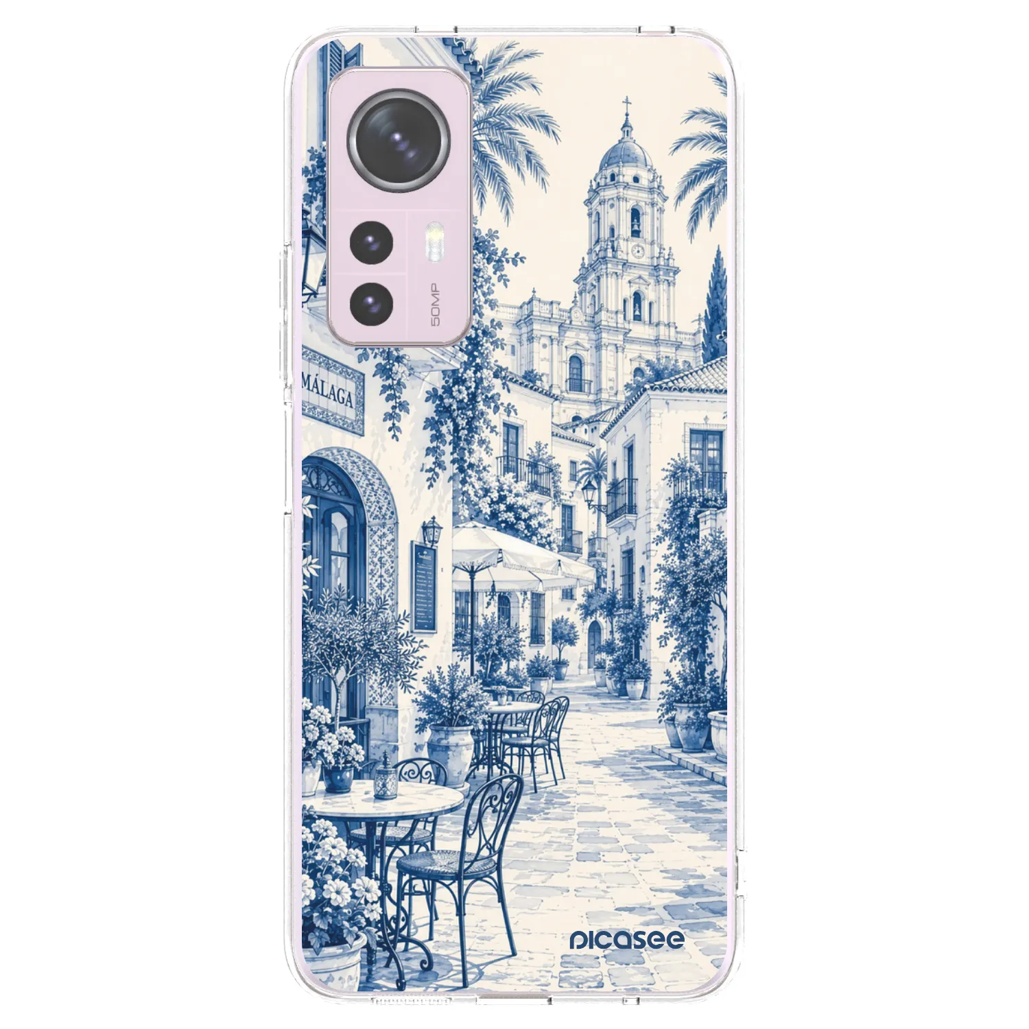 Picasee silikonowe przeźroczyste etui na Xiaomi 12 - Calle Azul