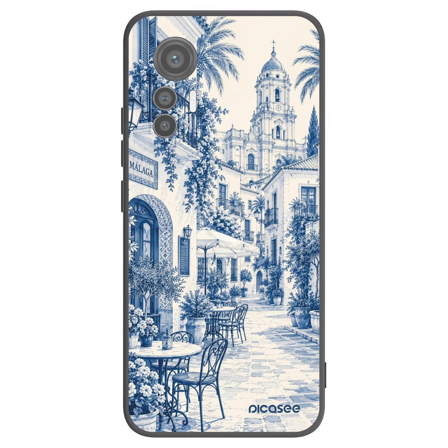 Picasee silikonowe czarne etui na Xiaomi 12 Lite - Calle Azul