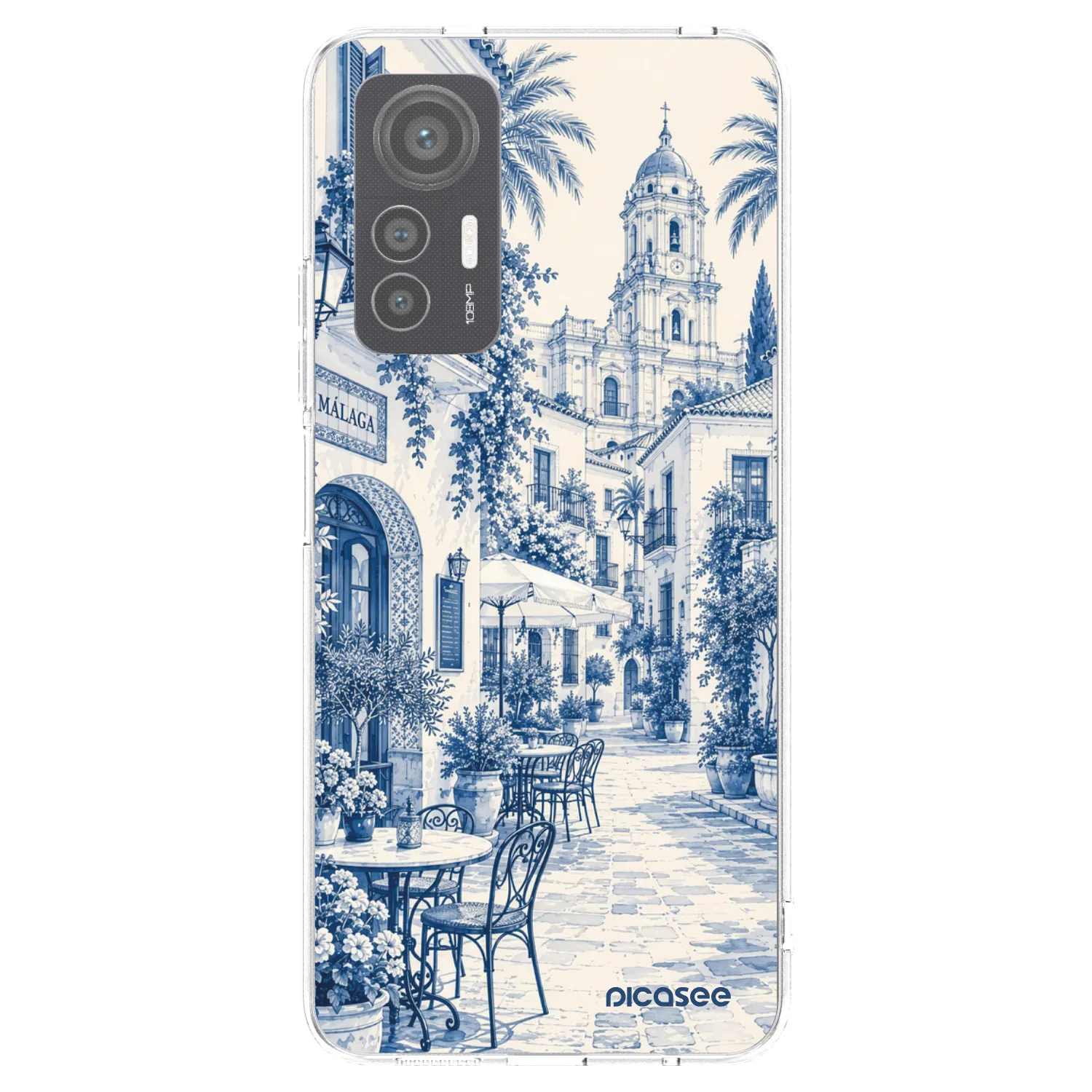 Picasee silikonowe przeźroczyste etui na Xiaomi 12 Lite - Calle Azul