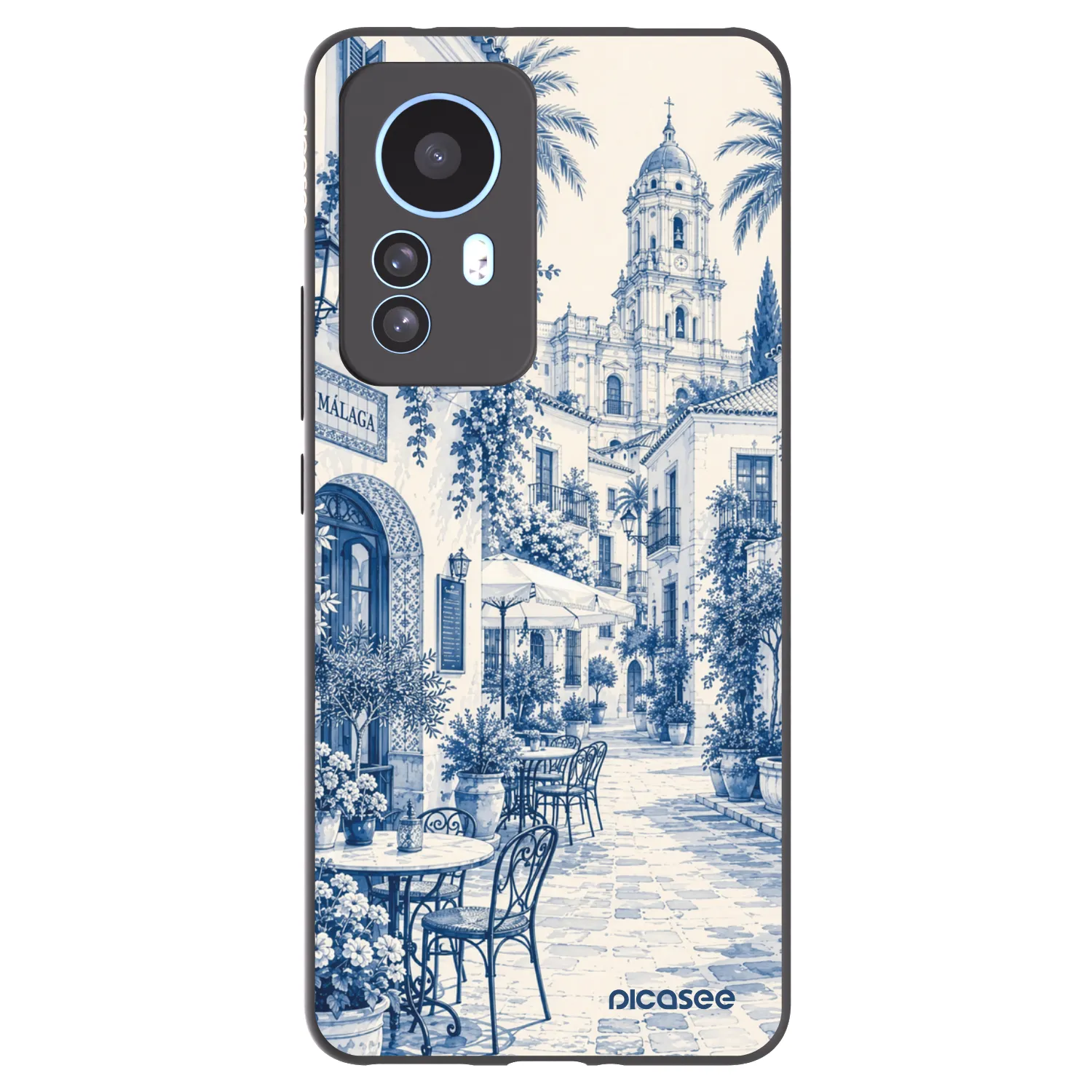 Picasee silikonowe czarne etui na Xiaomi 12T Pro - Calle Azul