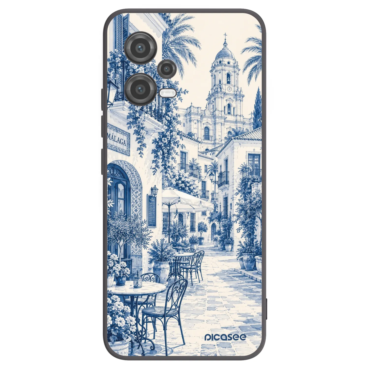 Picasee silikonowe czarne etui na Xiaomi Poco X5 - Calle Azul