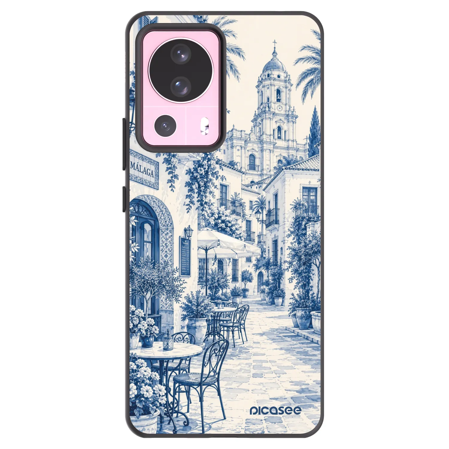Picasee silikonowe czarne etui na Xiaomi 13 Lite - Calle Azul