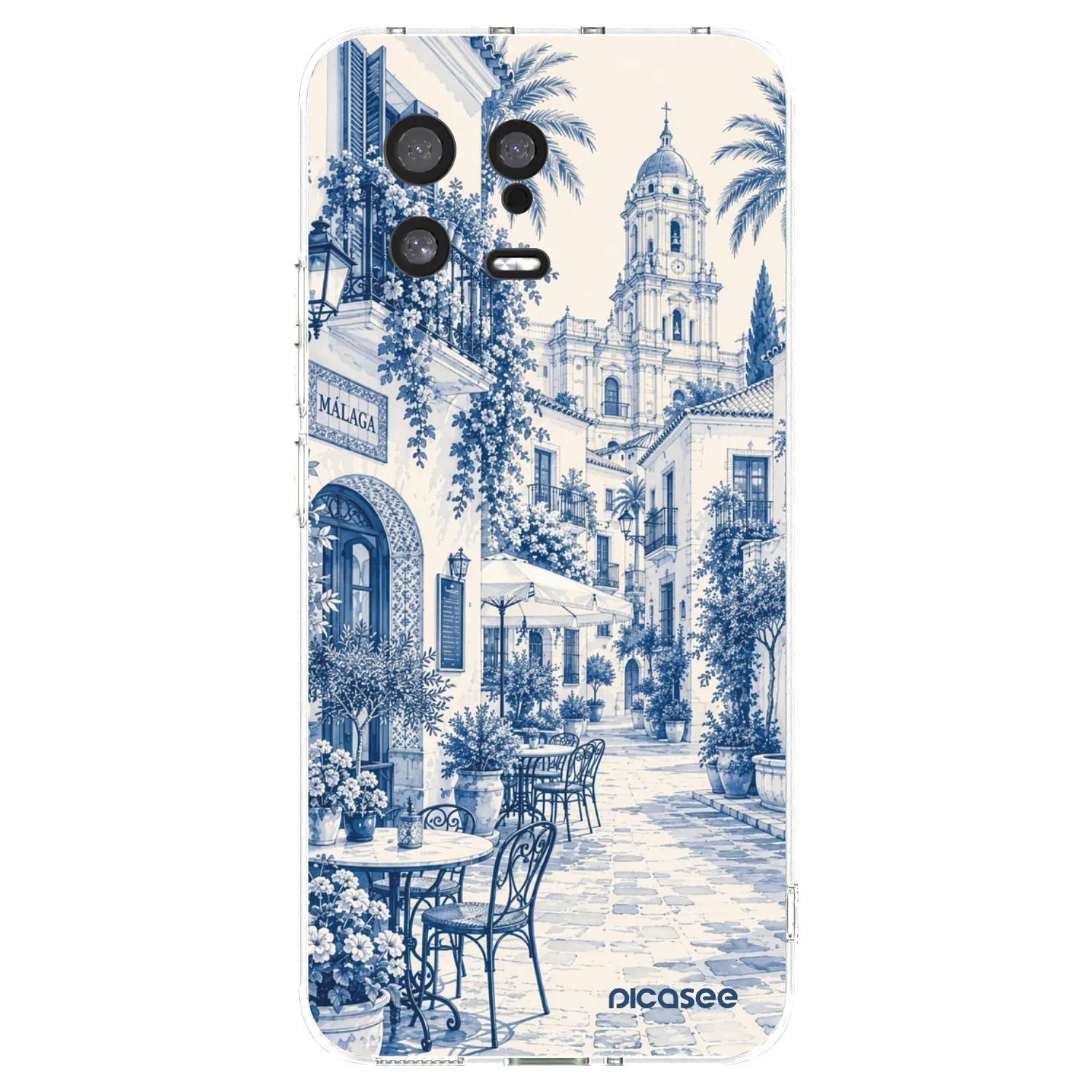 Picasee silikonowe przeźroczyste etui na Xiaomi 13 - Calle Azul
