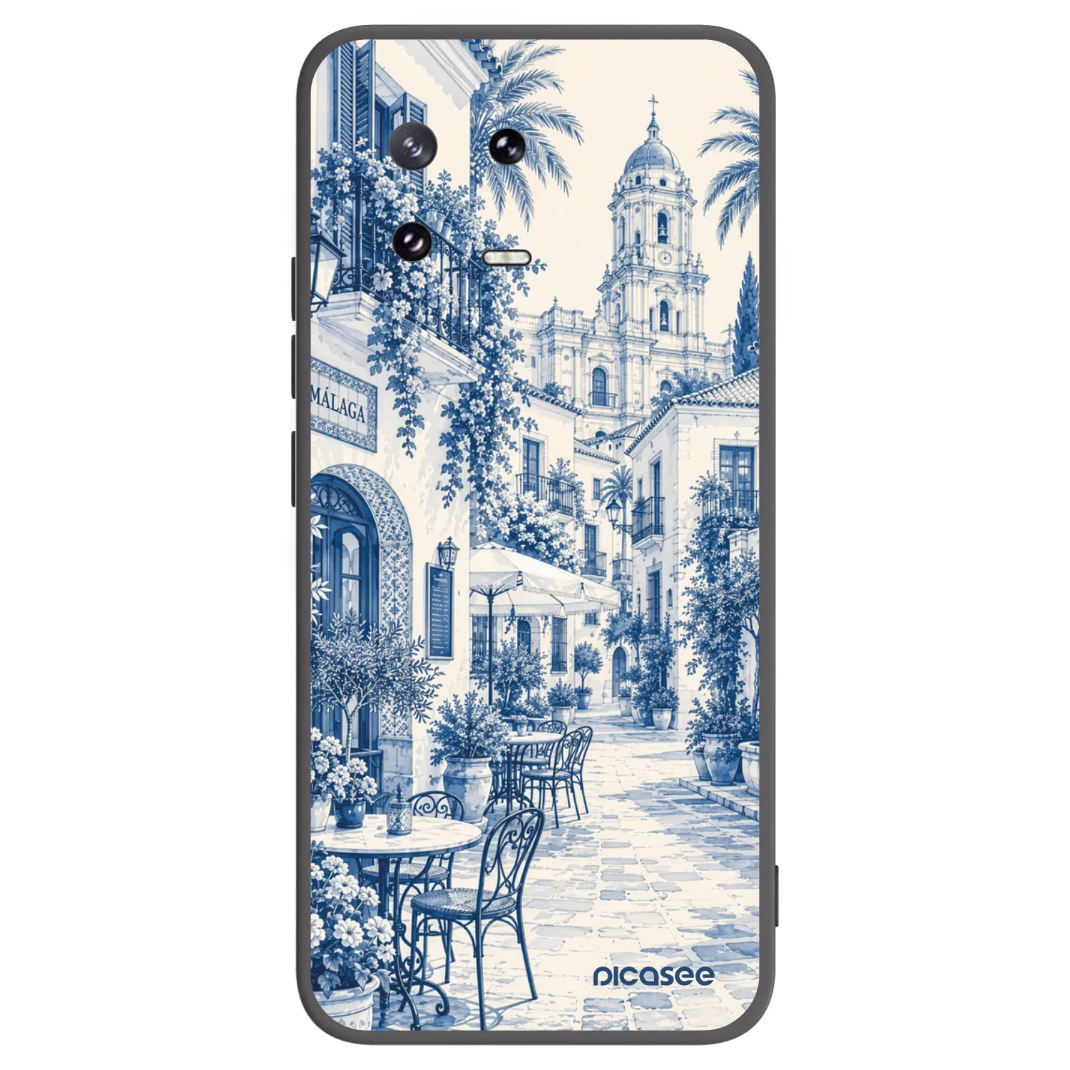 Picasee silikonowe czarne etui na Xiaomi 13 Pro - Calle Azul
