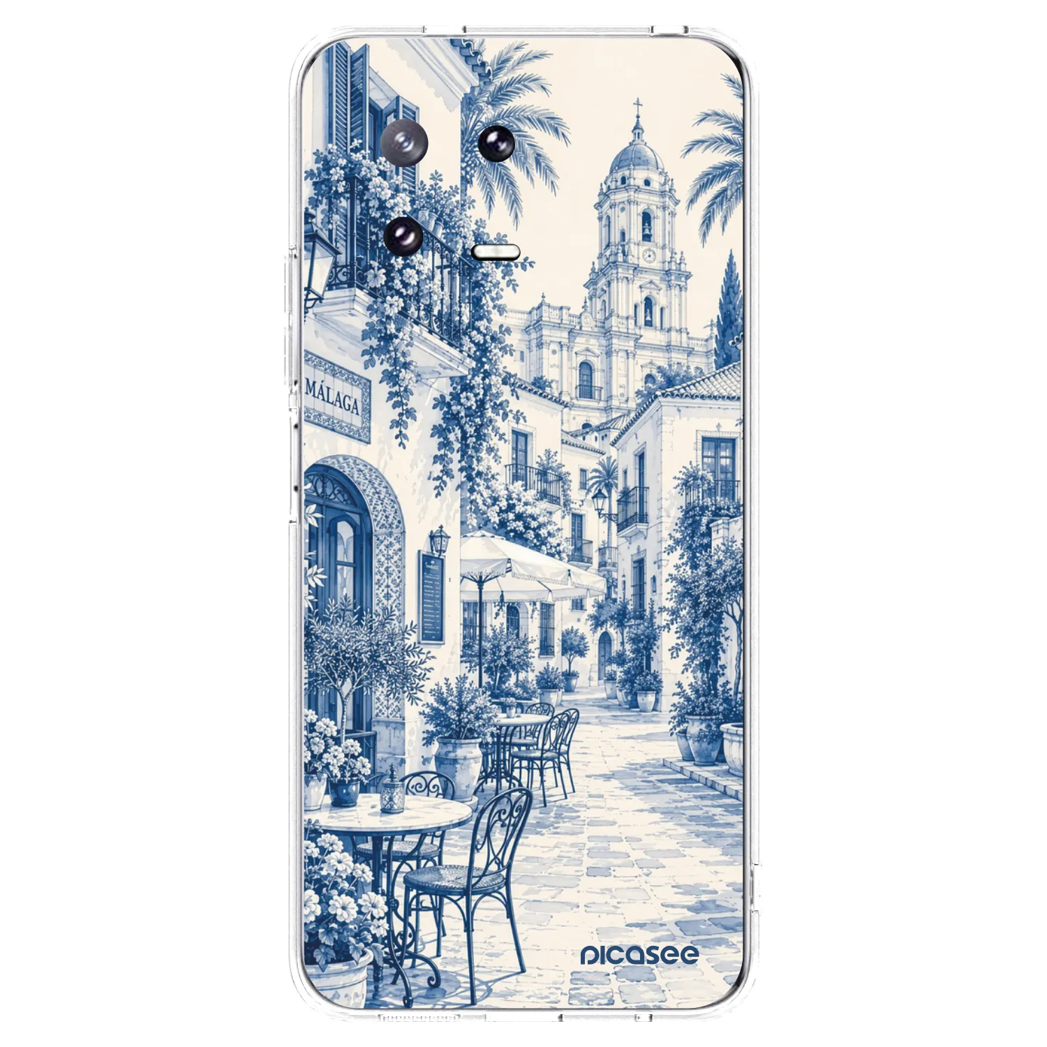 Picasee silikonowe przeźroczyste etui na Xiaomi 13 Pro - Calle Azul