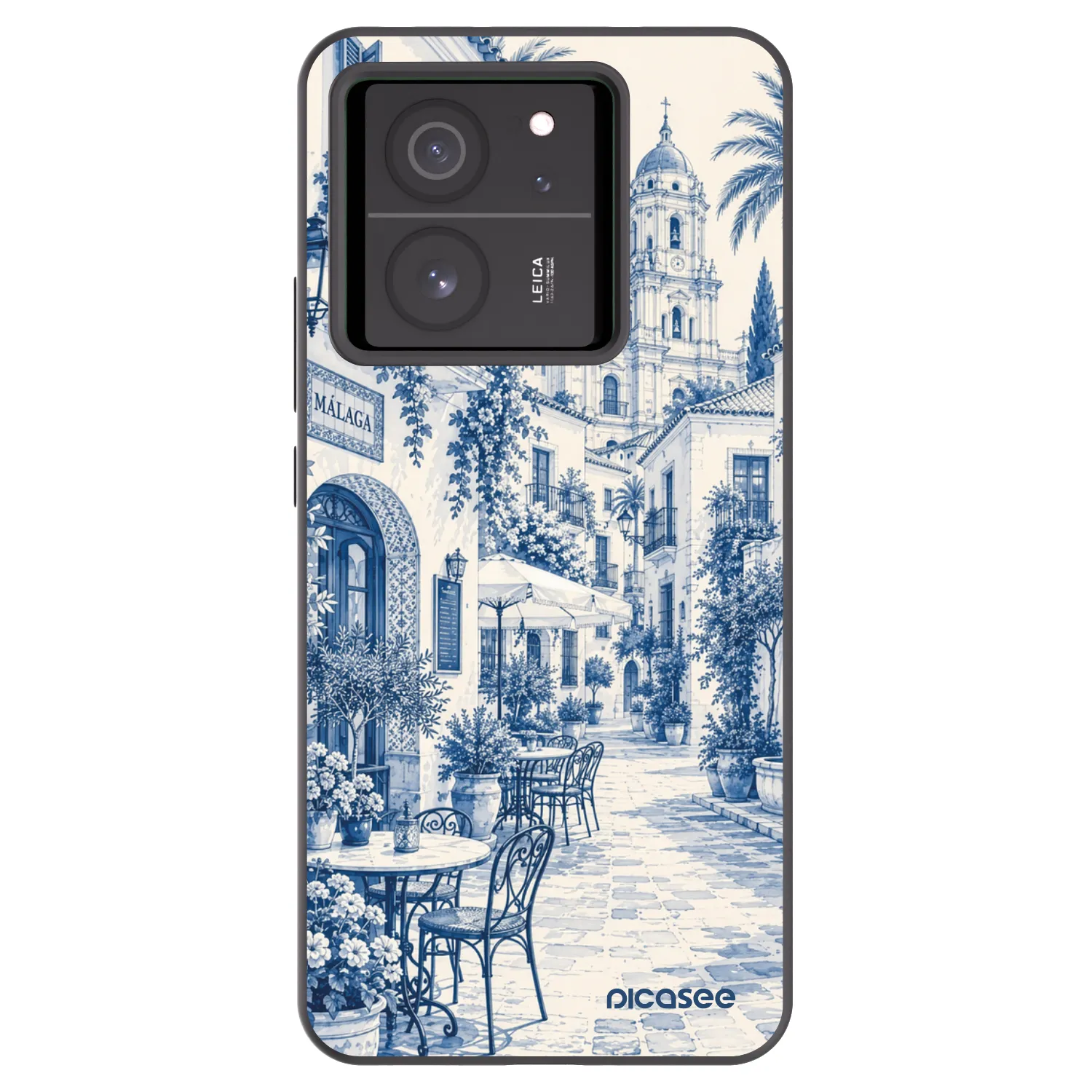 Picasee silikonowe czarne etui na Xiaomi 13T - Calle Azul