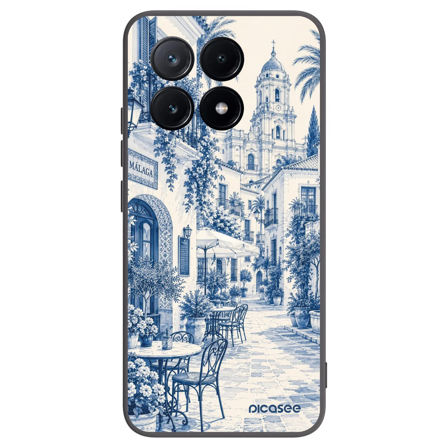 Picasee silikonowe czarne etui na Xiaomi Poco X6 Pro - Calle Azul