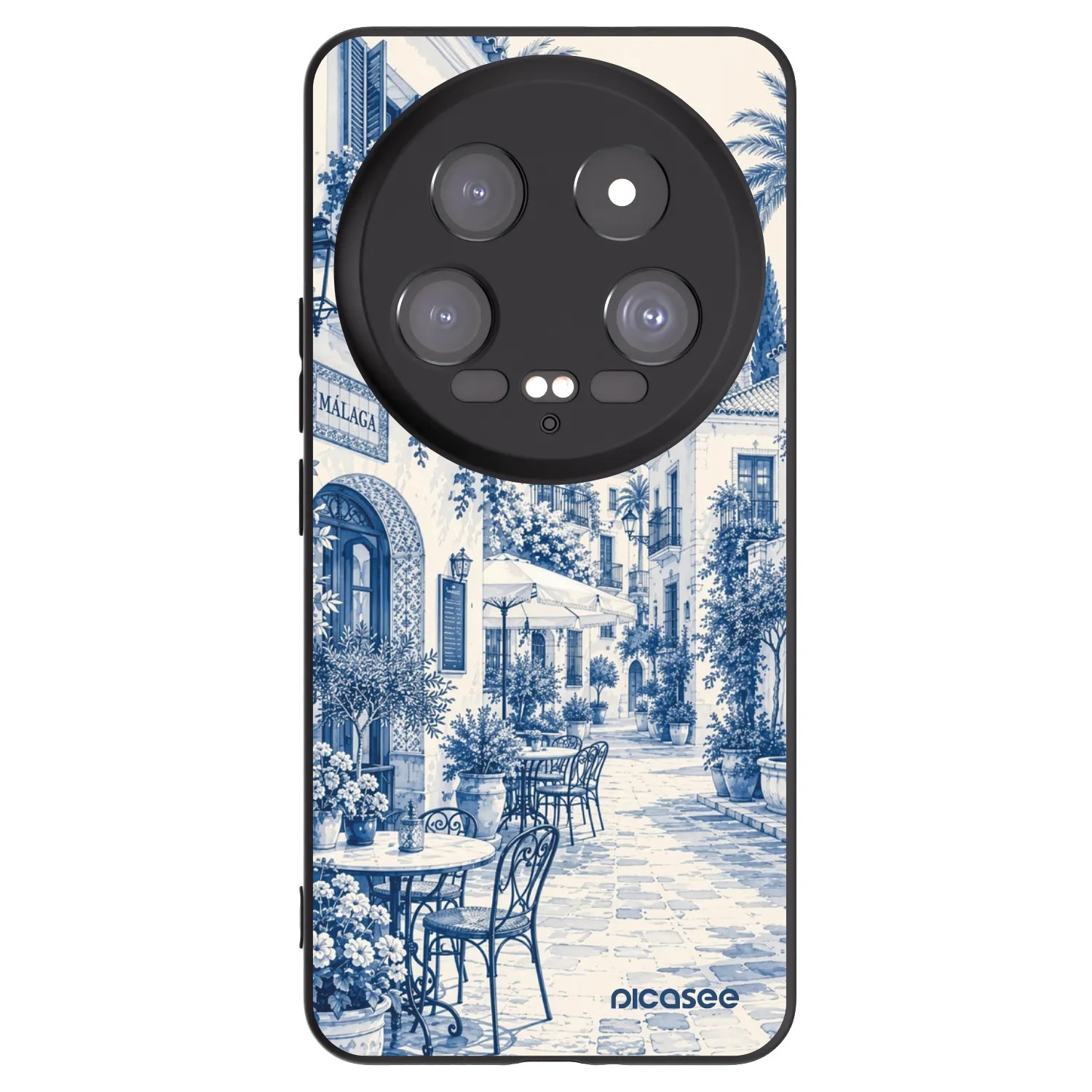 Picasee silikonowe czarne etui na Xiaomi 14 Ultra - Calle Azul